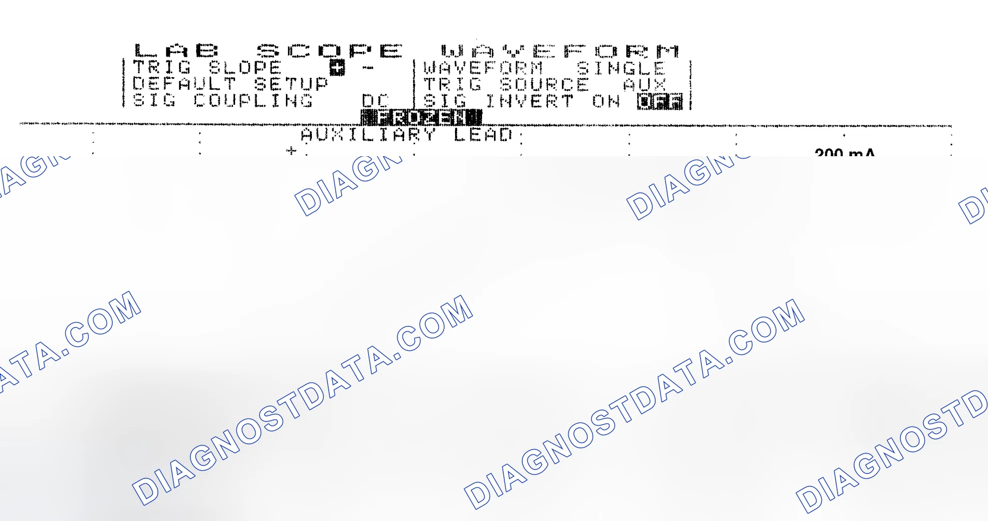 Scheme 13: Single Injector w/Normal Current Flow - Current Pattern