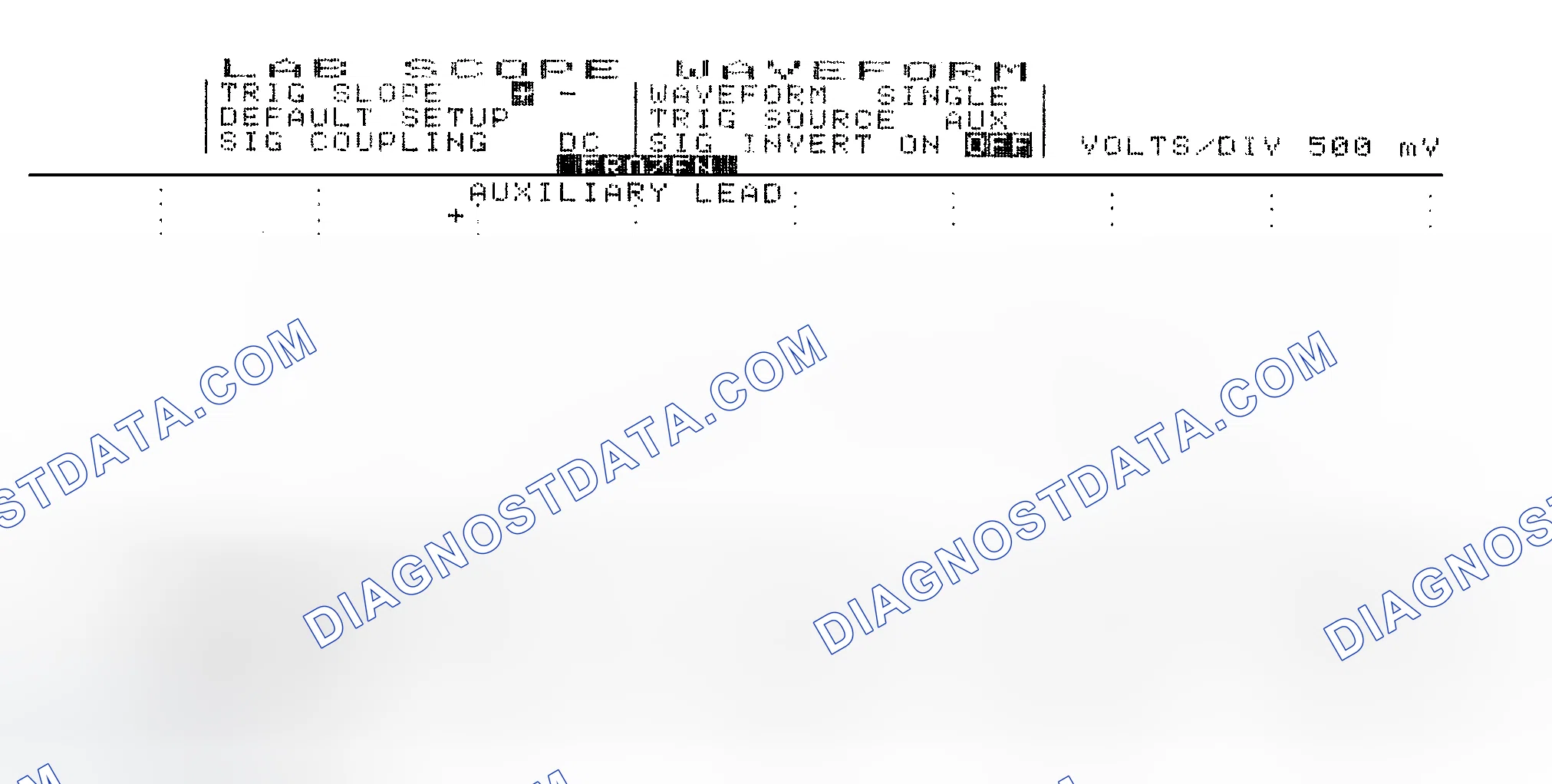 Scheme 14: Single Injector w/Excessive Current Flow - Current Pattern