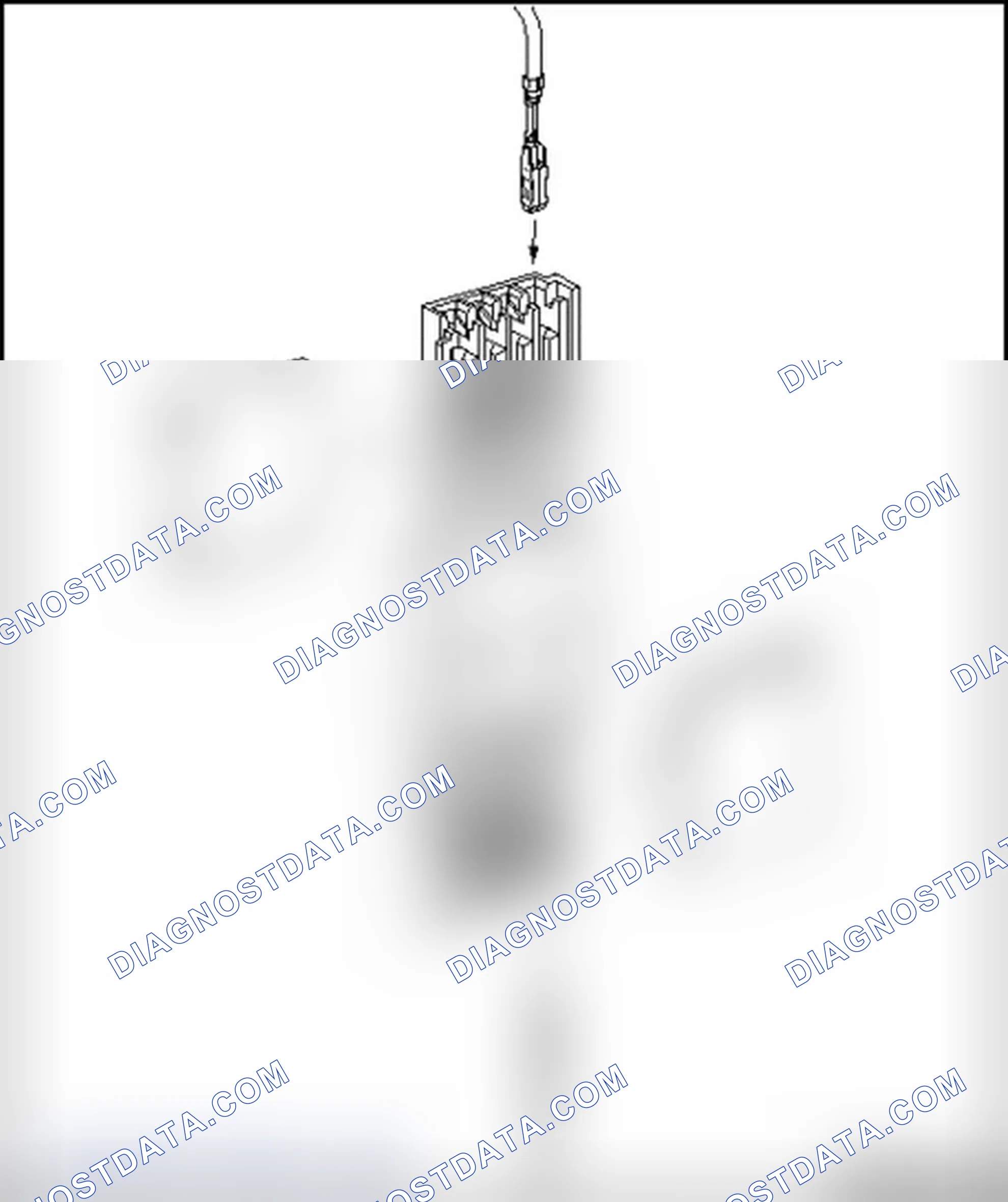 Scheme 478: Terminal Housings with Insulation Displacement Terminal, Repairing