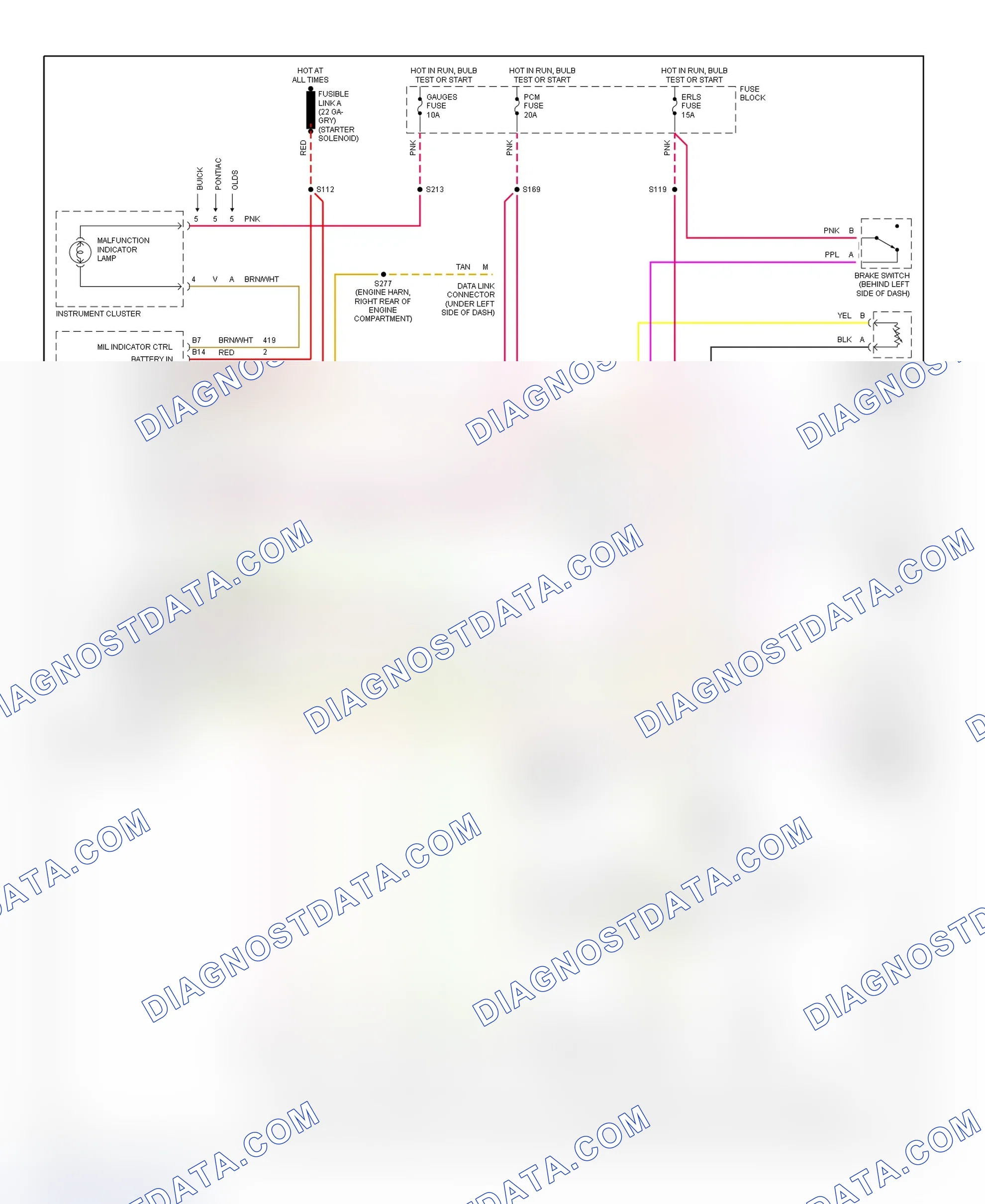 Scheme 141: 1995 "N" Body - 3.1L (Achieva, Grand Am & Skylark) Schematic