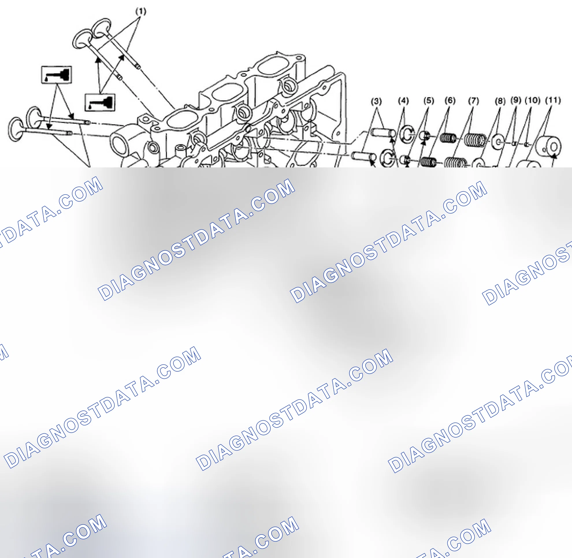 Scheme 491: CYLINDER HEAD AND VALVE ASSEMBLY