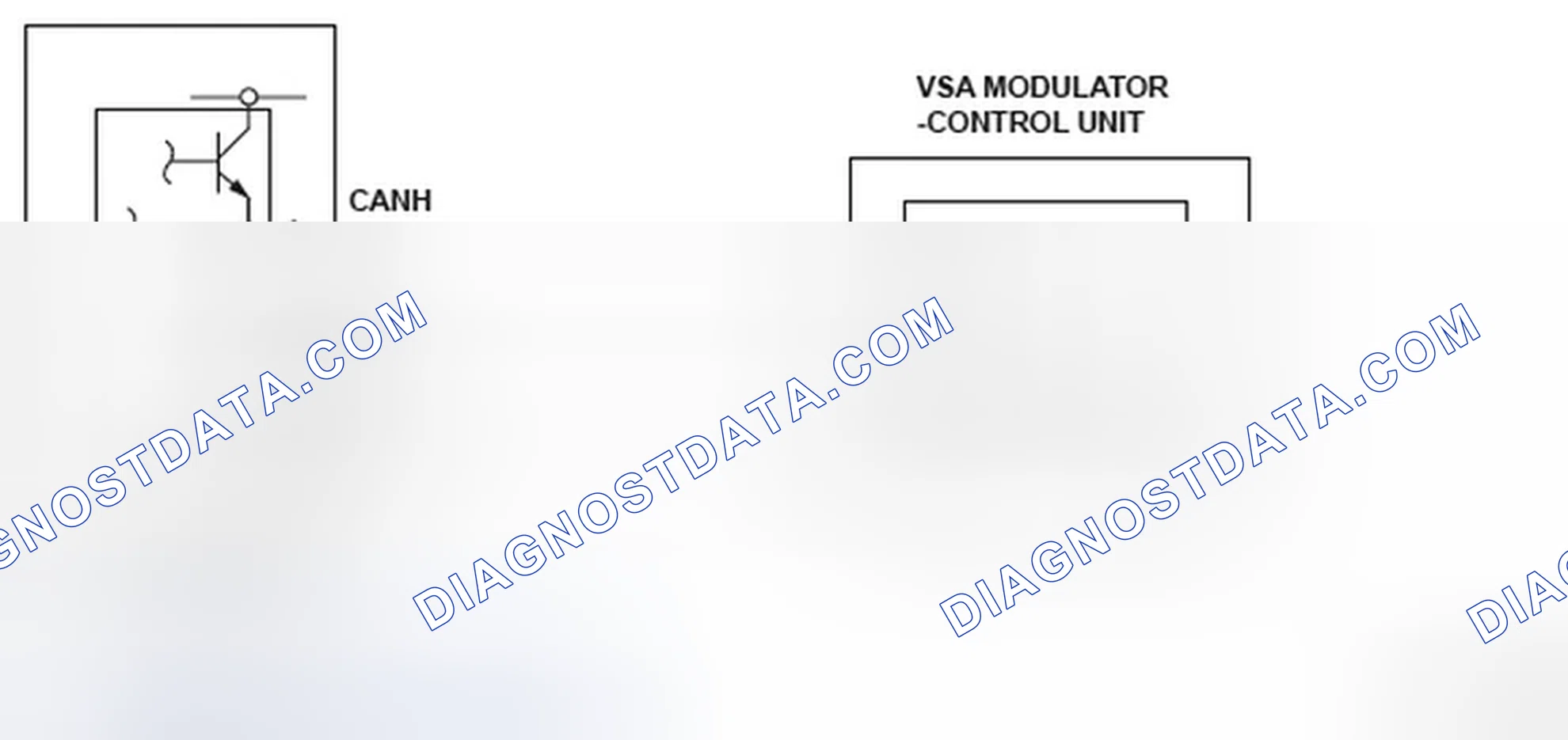 Scheme 243: F-CAN Malfunction (ECM-VSA) - Circuit Diagram