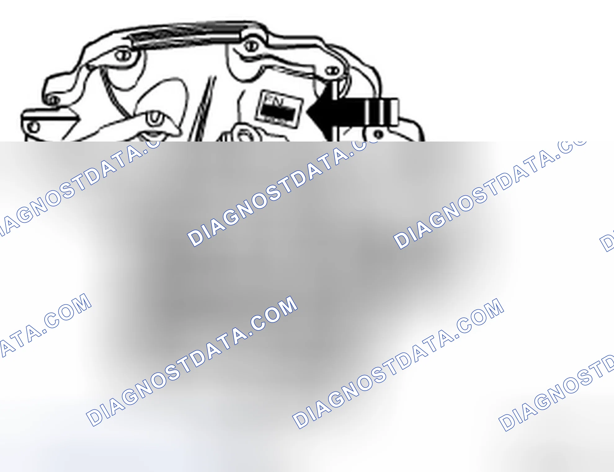 Scheme 7: Manual Transaxle Identification Number Plate Location (D20)