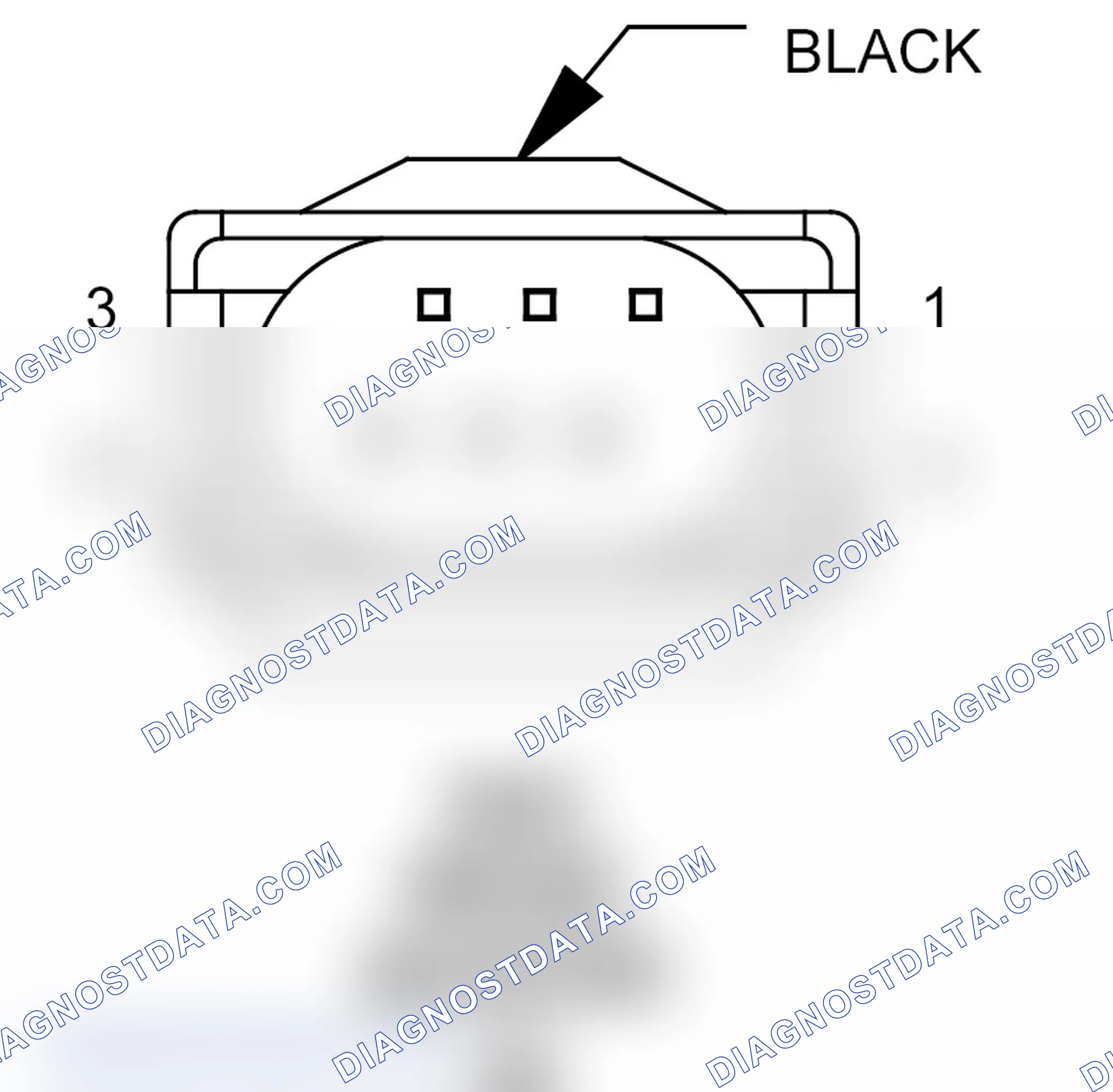 Scheme 55: Base Brake Booster Connector End View (C2)