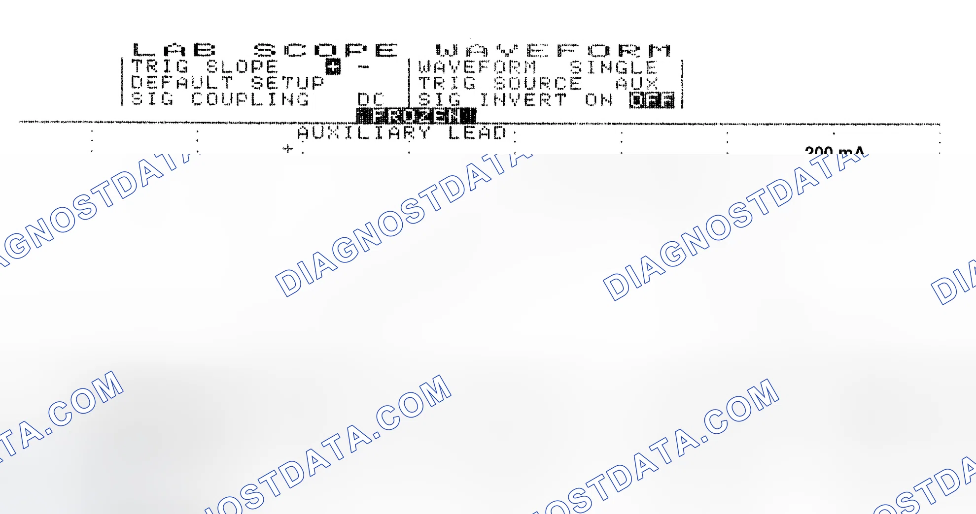 Scheme 13: Single Injector w/Normal Current Flow - Current Pattern