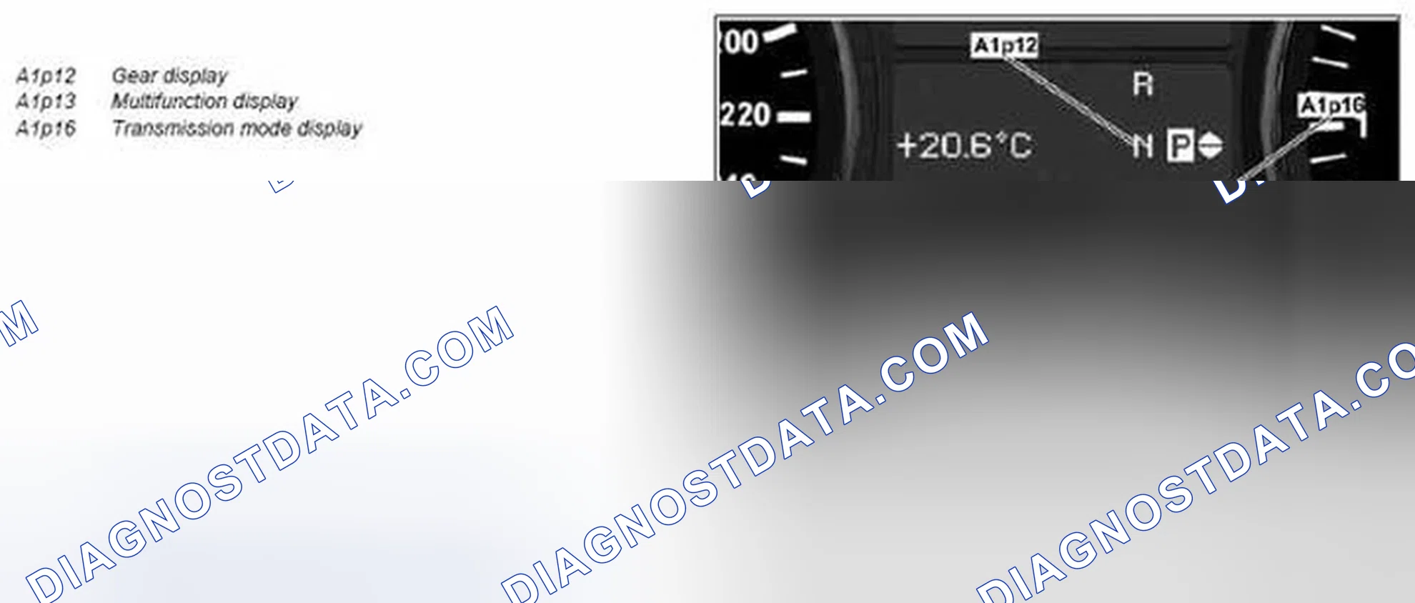 Scheme 220: Automatic transmission (AT), transmission modes - GF27.10-P-0001-06AHZ