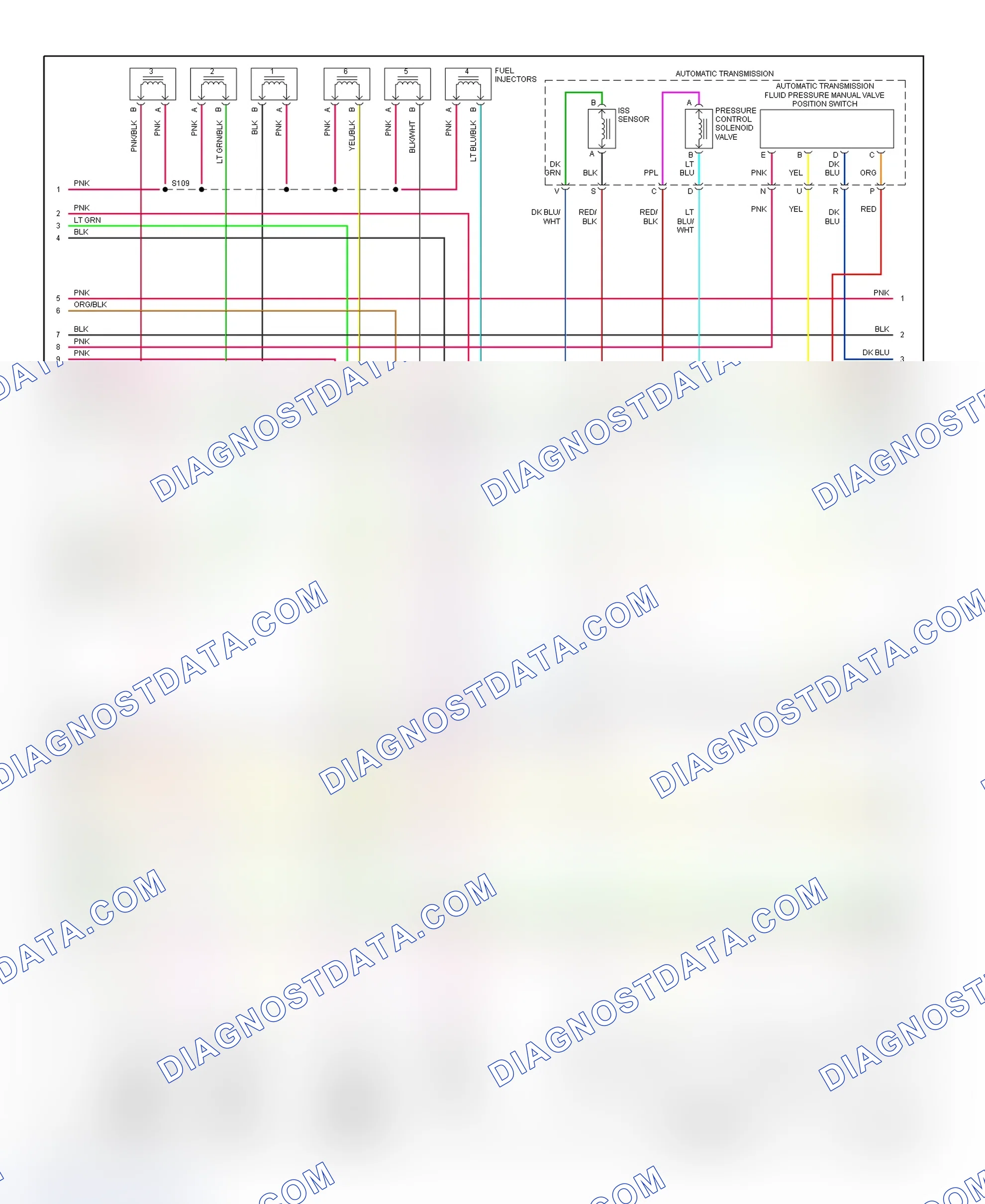 Scheme 116: PCM Wiring Diagram (Century - 3.1L - 2 Of 4)