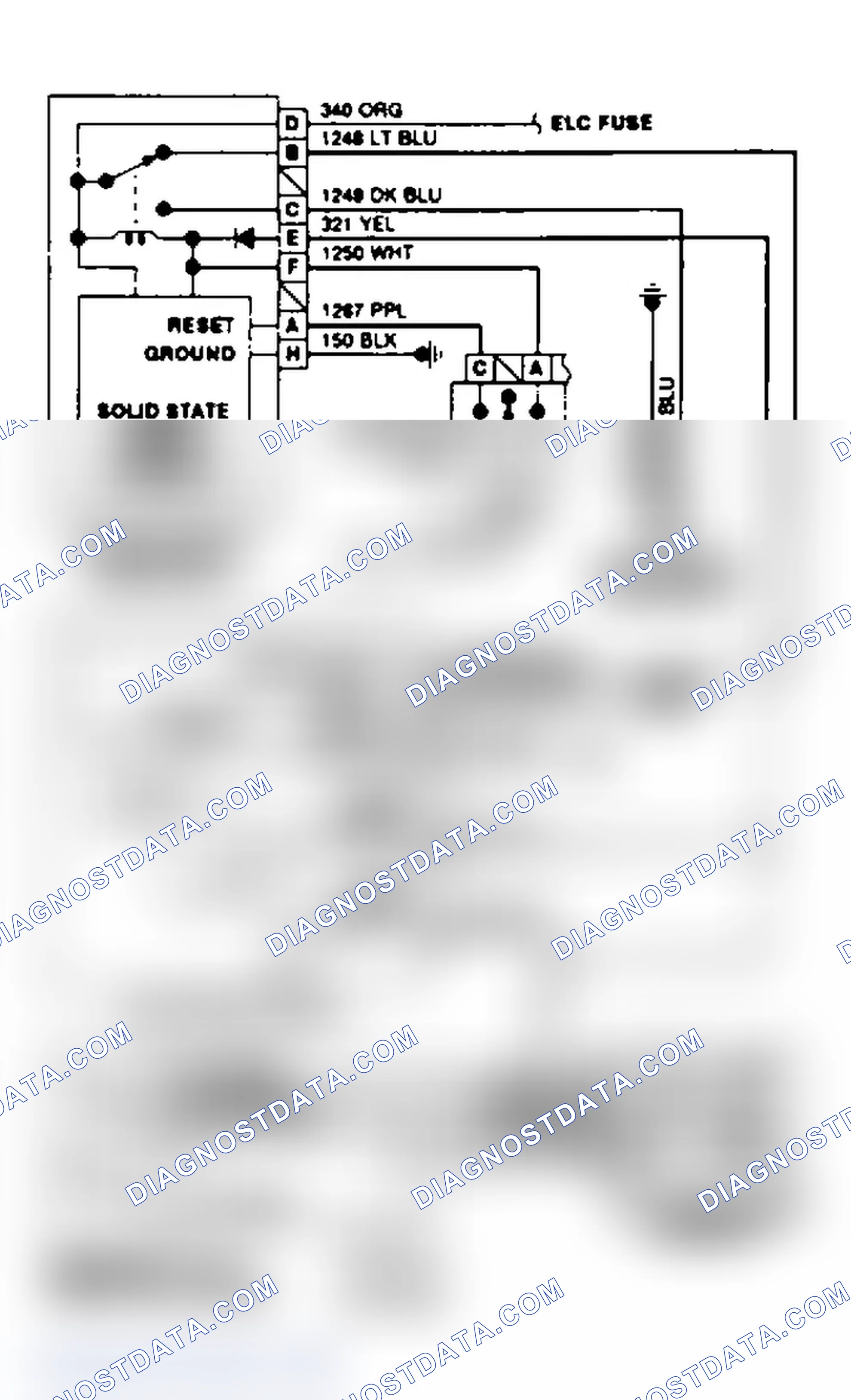 Scheme 6: Electronic Level Control (ELC) Wiring Diagram (Lumina APV, Silhouette & Trans Sport)