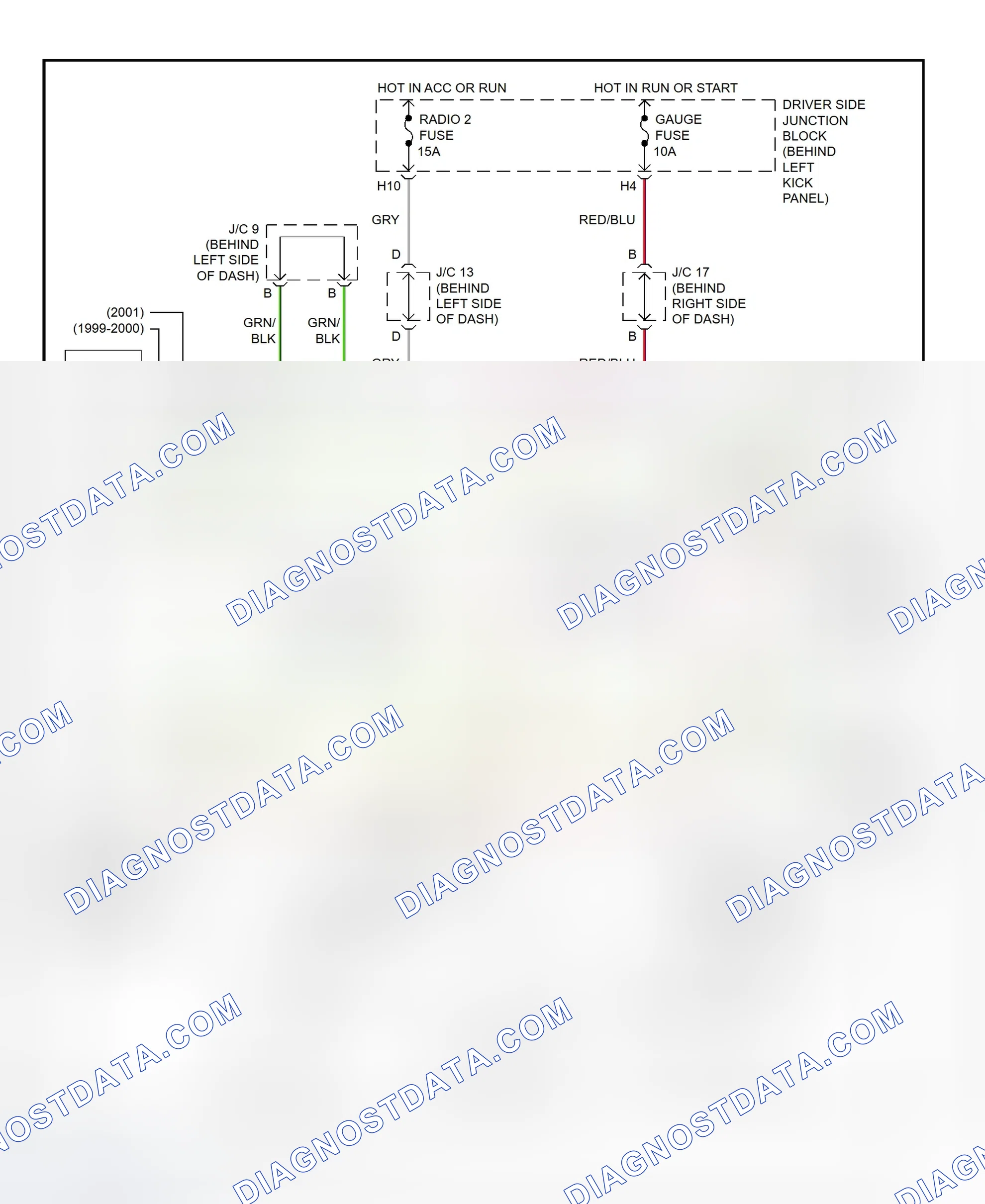 Scheme 399: Shift Interlock System Wiring Diagram (2001 - Lexus GS430)