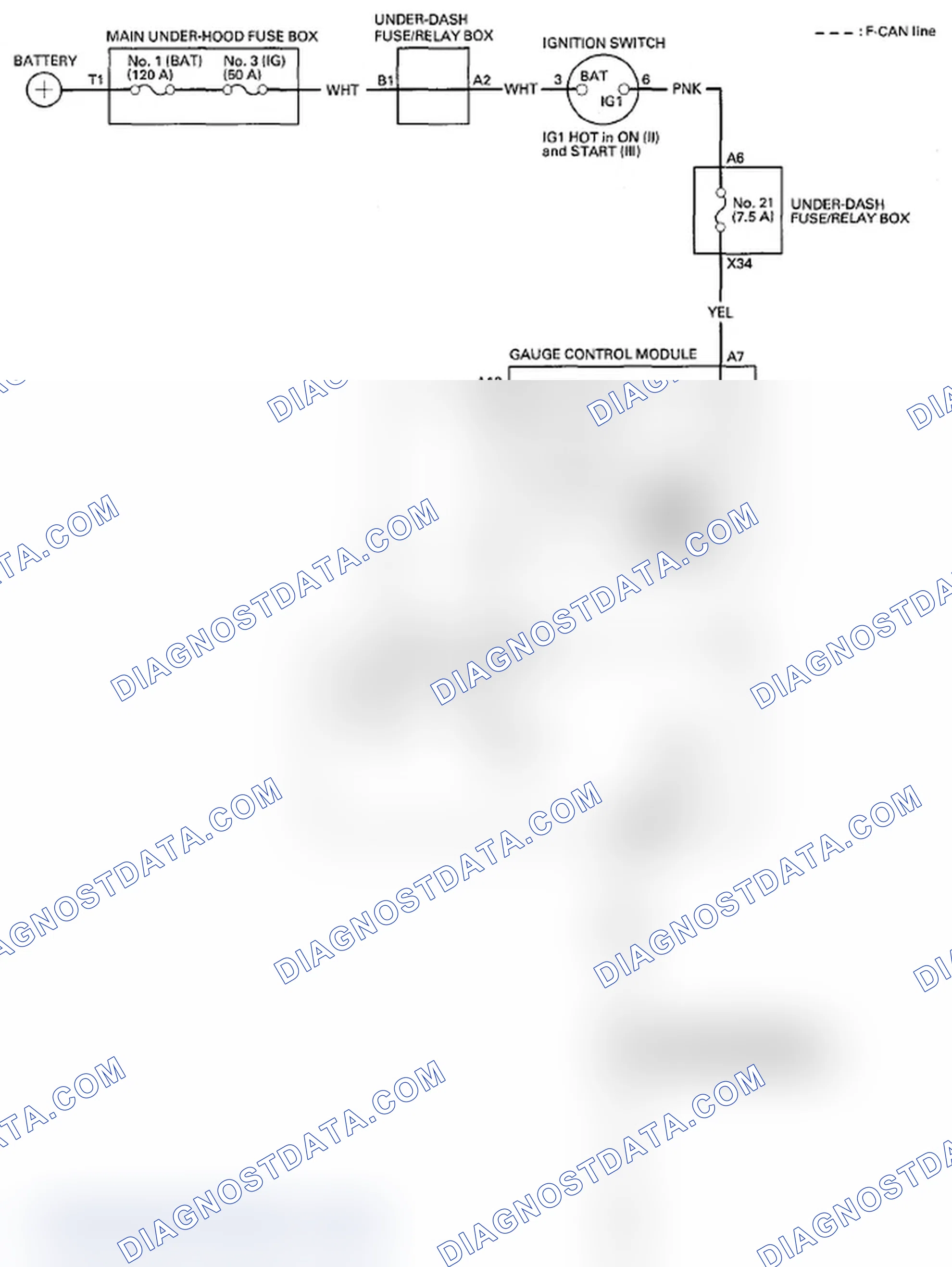 Scheme 3: Low Oil Pressure Indicator Circuit Diagram