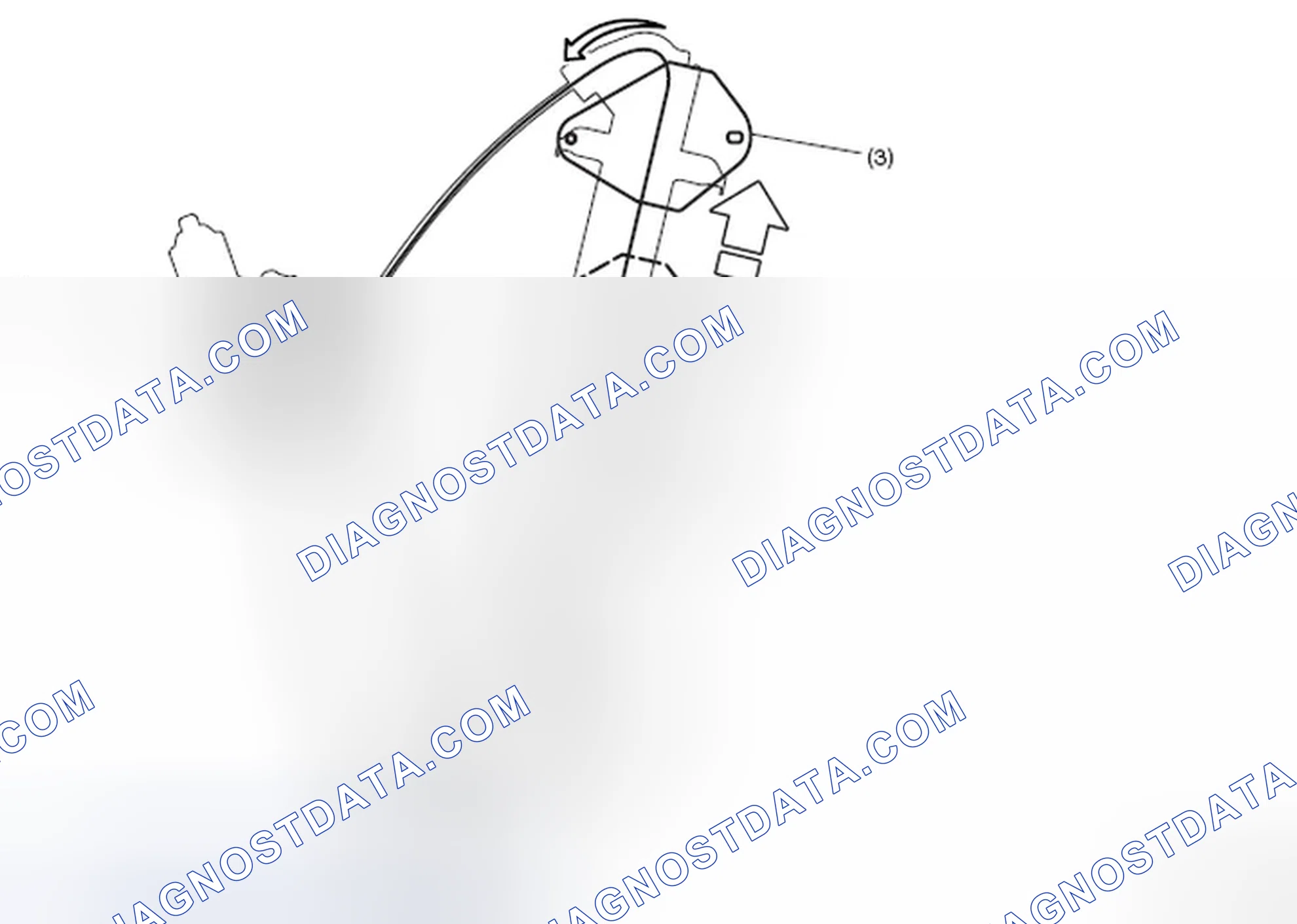 Scheme 2: Power Window Operation Diagram (Glass Moving Up)