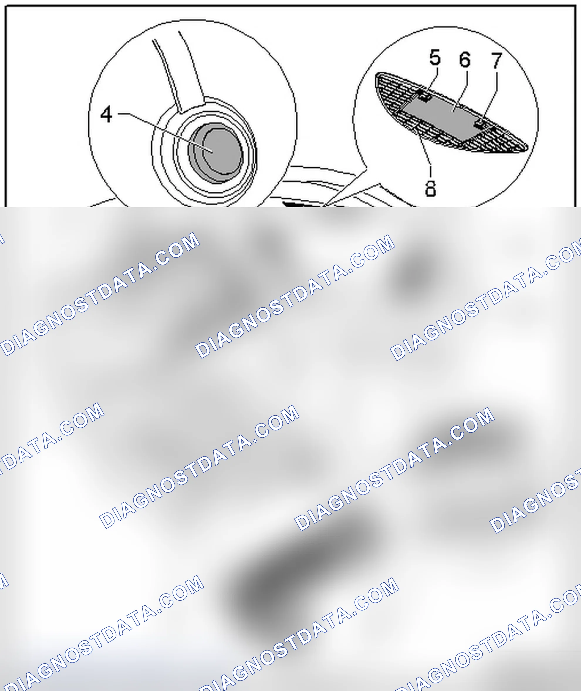 Scheme 115: A/C COMPONENTS INSIDE PASSENGER COMPARTMENT, RIGHT SIDE