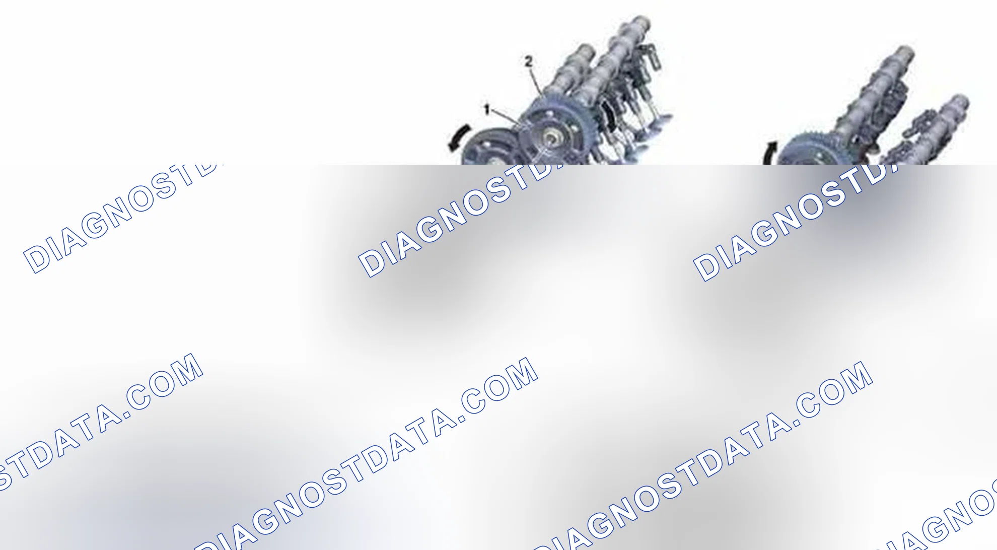 Scheme 551: Identifying Camshaft Intake And Exhaust Solenoids - Shown On Engine 272