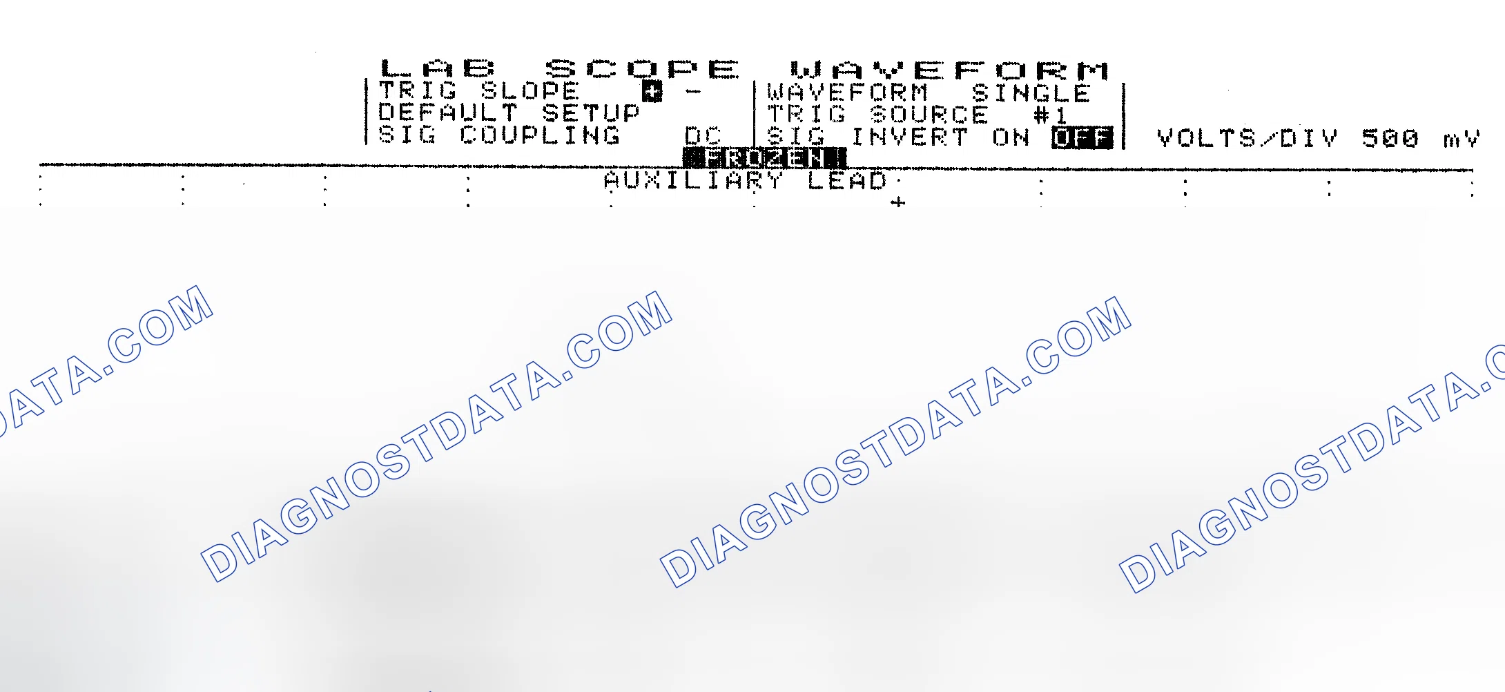 Scheme 10: Single Injector w/Excessive Current Flow - Current Pattern