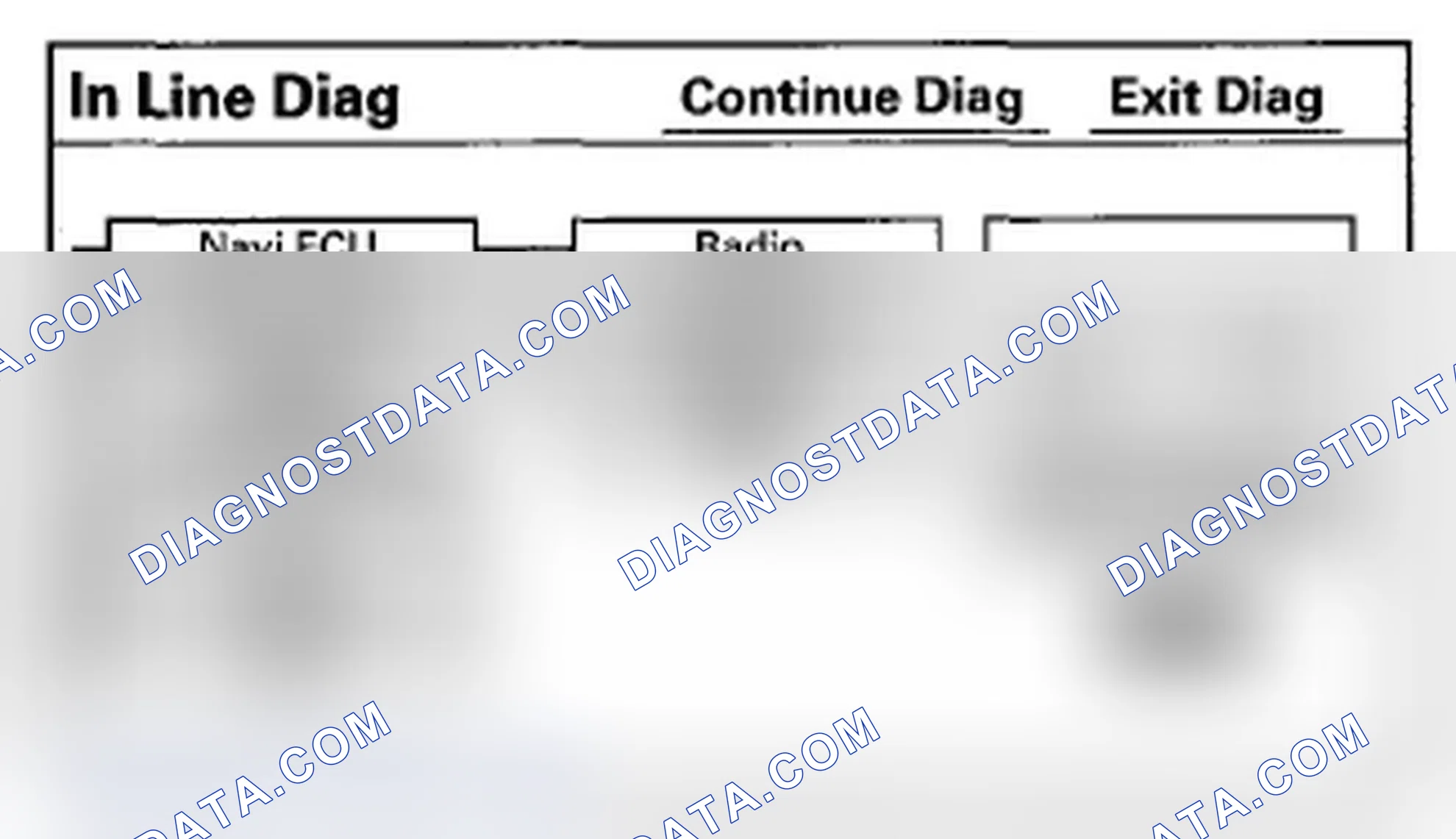 Scheme 385: Factory Diagnostic Screen In Line Diag