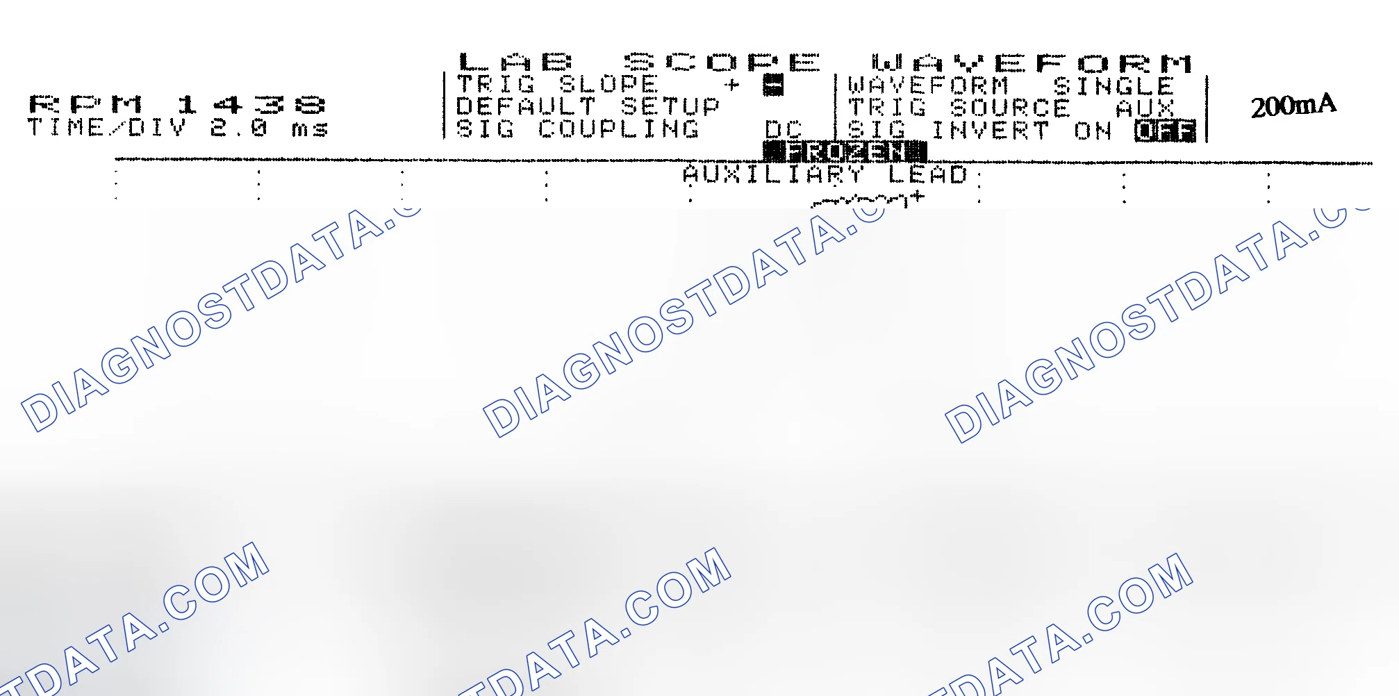 Scheme 15: Single Injector w/Normal Current Flow - Current Pattern