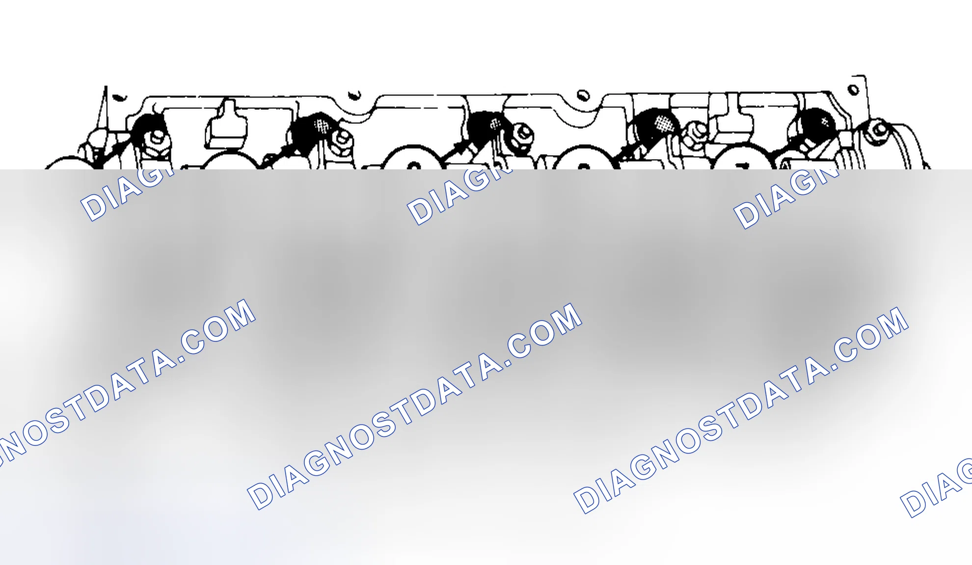 Scheme 7: Typical Cylinder Head Tightening or Loosening Sequence