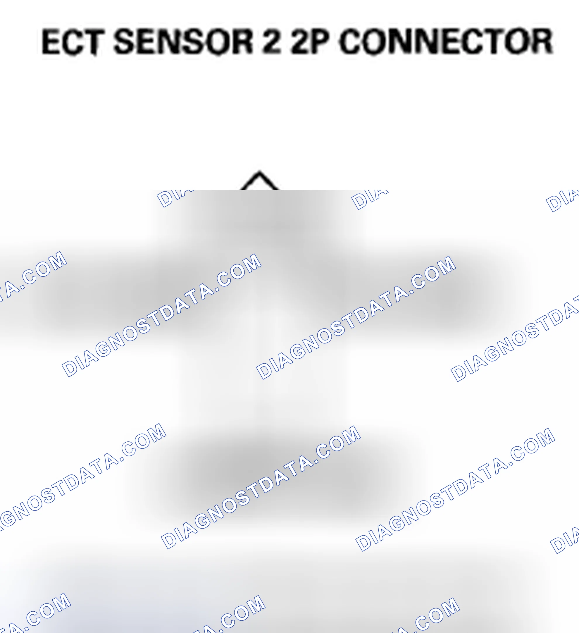 Scheme 206: DTC P2185: ECT Sensor 2 Circuit High Voltage