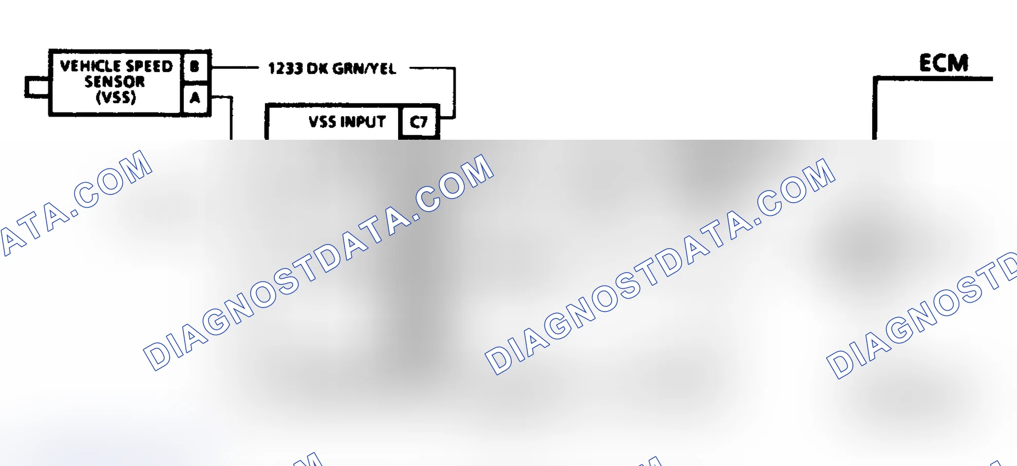 Scheme 106: Code 24 Schematic ("P" Series M/T) Vehicle Speed Sensor Transmission Output Signal