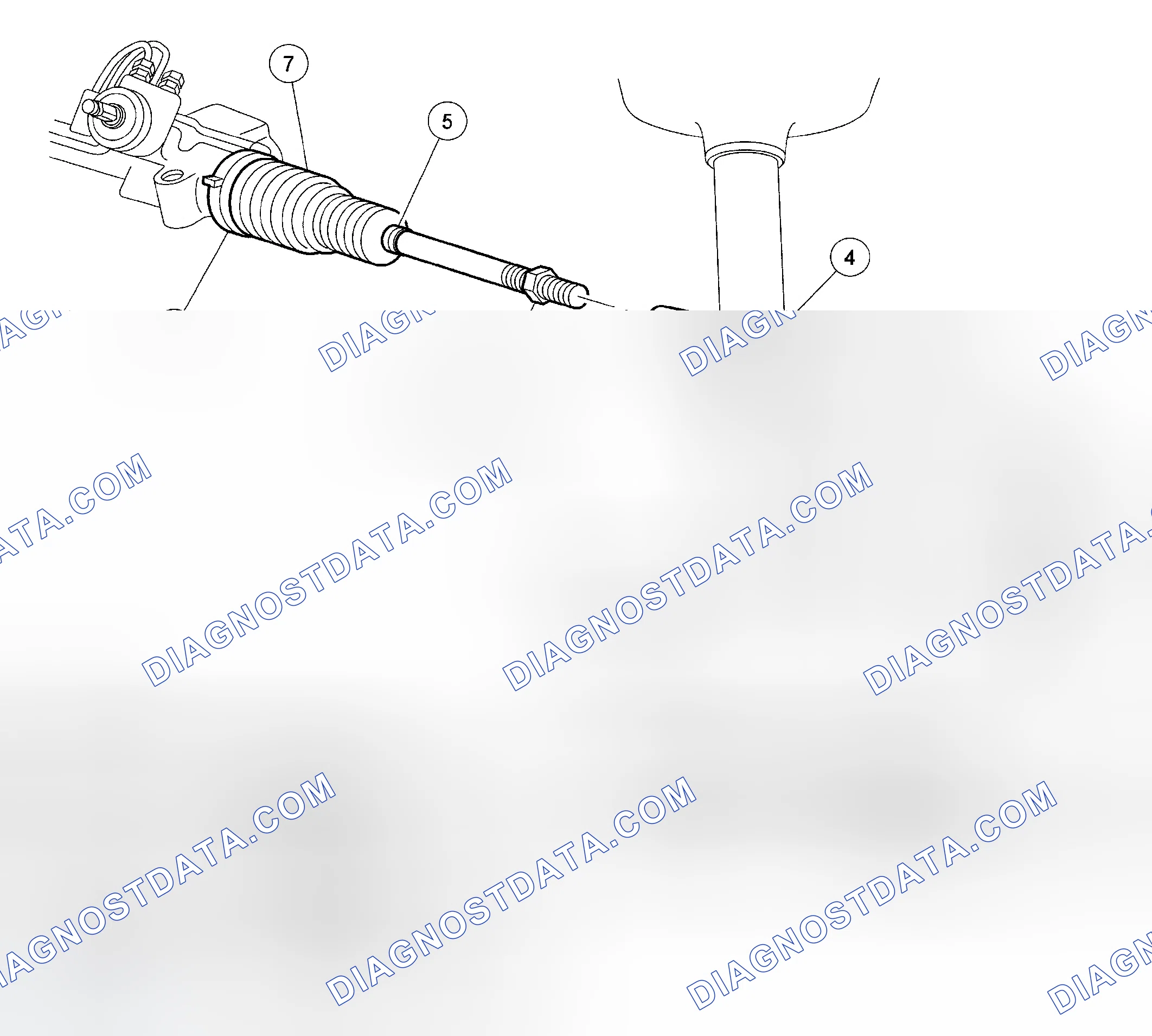 Scheme 52: Steering Linkage - Exploded View
