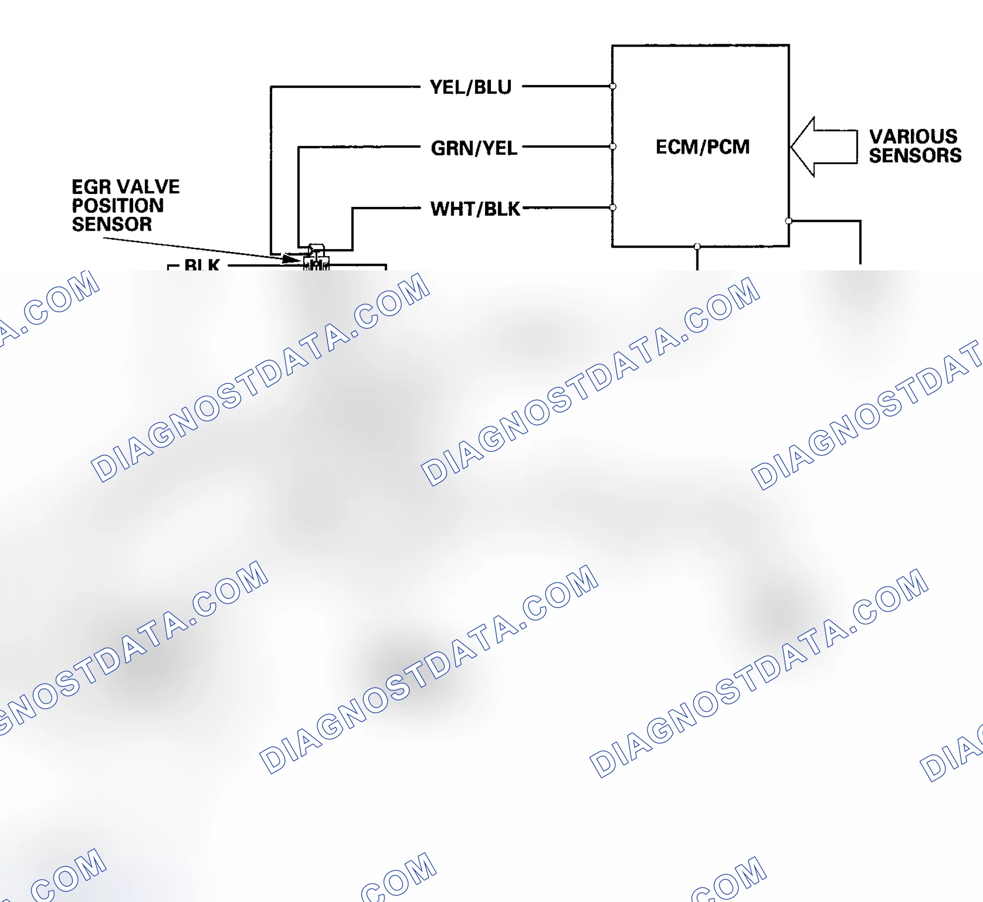 Scheme 65: Exhaust Gas Recirculation (EGR) System Diagram