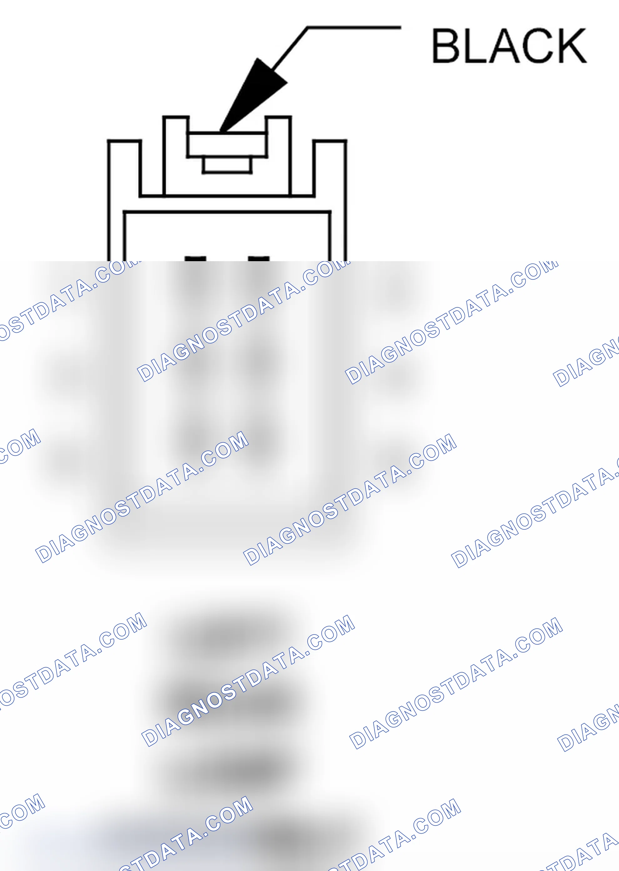 Scheme 163: Left Rear Lamp Assembly Connector End View