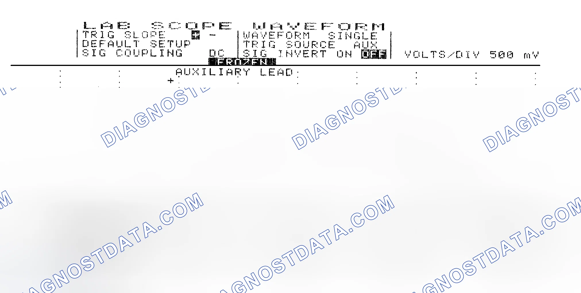 Scheme 14: Single Injector w/Excessive Current Flow - Current Pattern