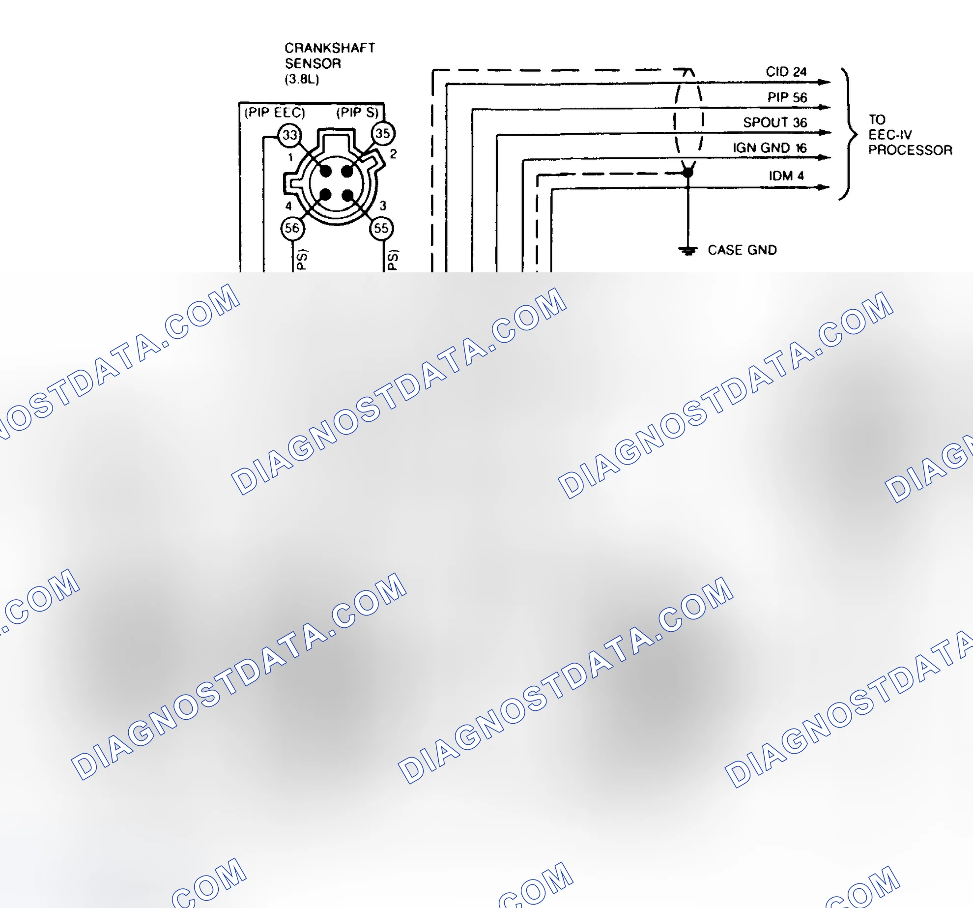 Scheme 165: DIS System Wiring Diagram (3.8L SC)