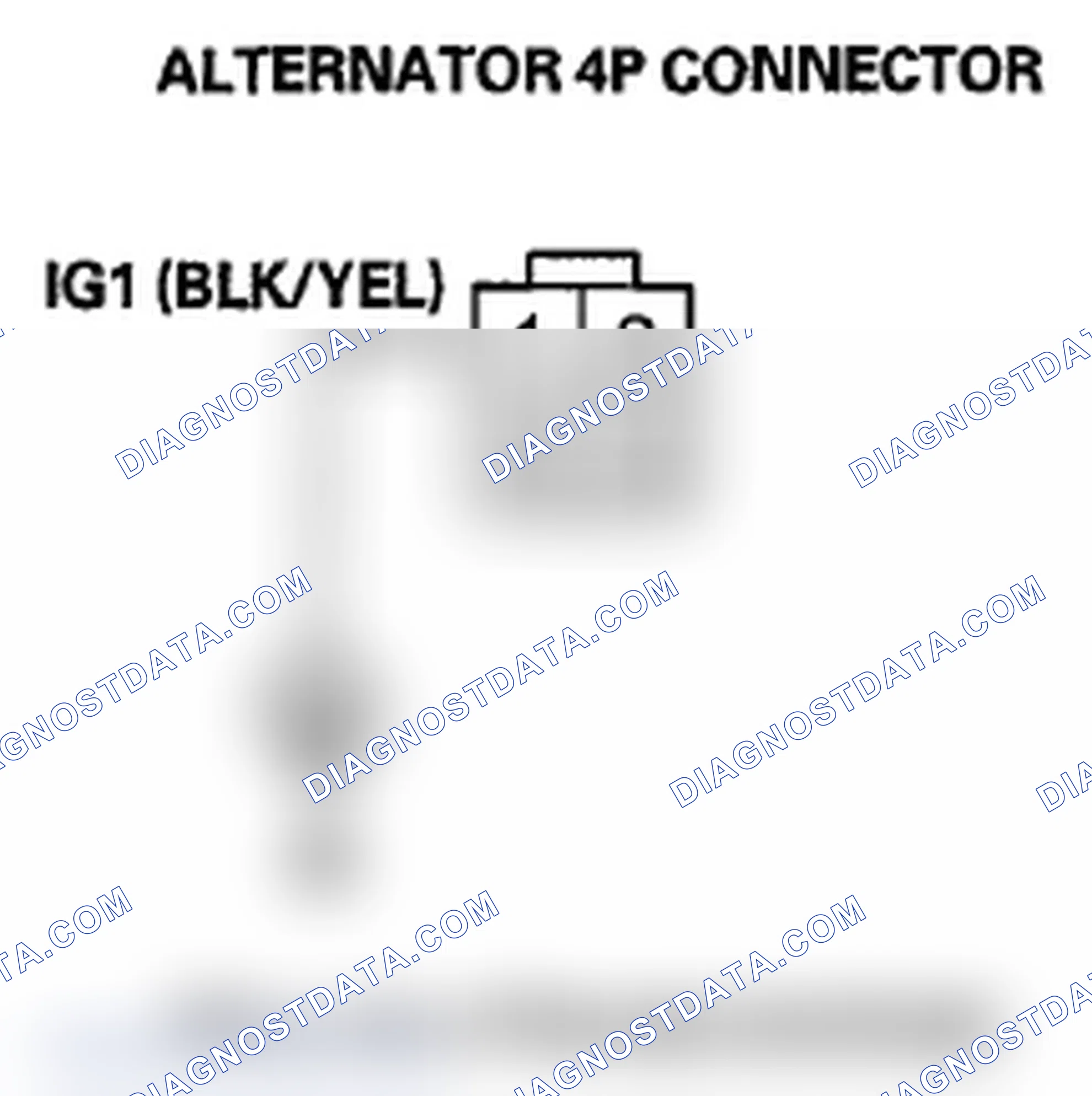 Scheme 171: DTC P16BC: Alternator FR Terminal Circuit/IGP Circuit Low Voltage