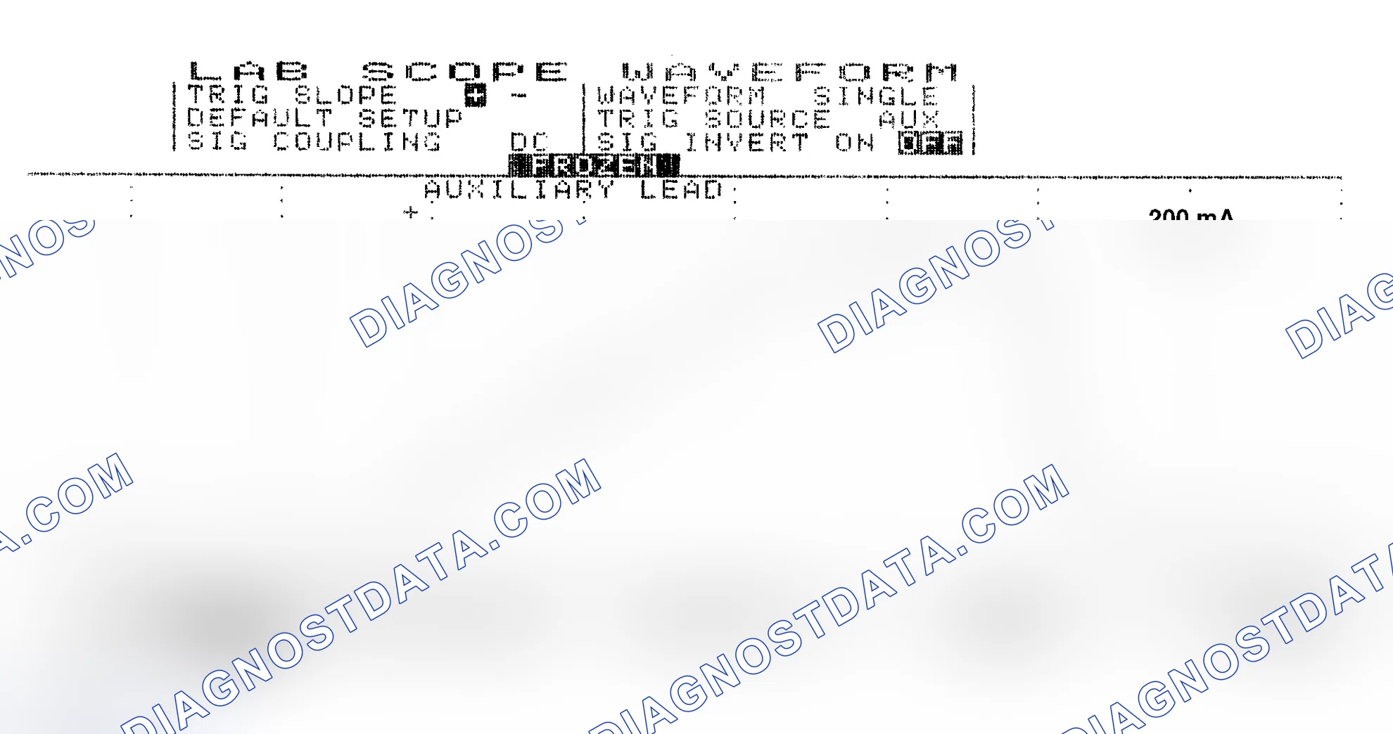 Scheme 13: Single Injector w/Normal Current Flow - Current Pattern