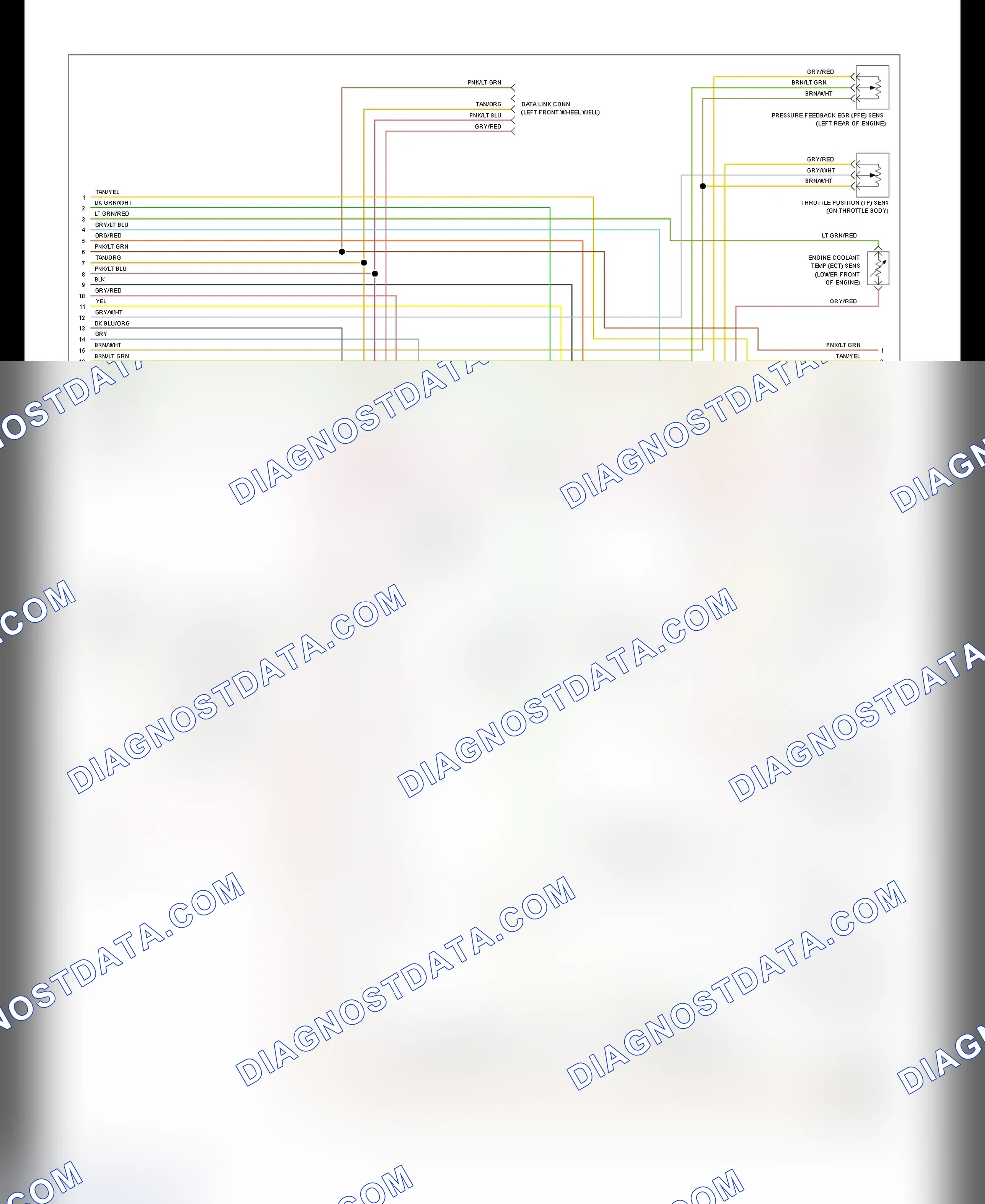 Scheme 28: EEC-IV Wiring Diagram (Mark VIII 4.6L - 2 Of 3)