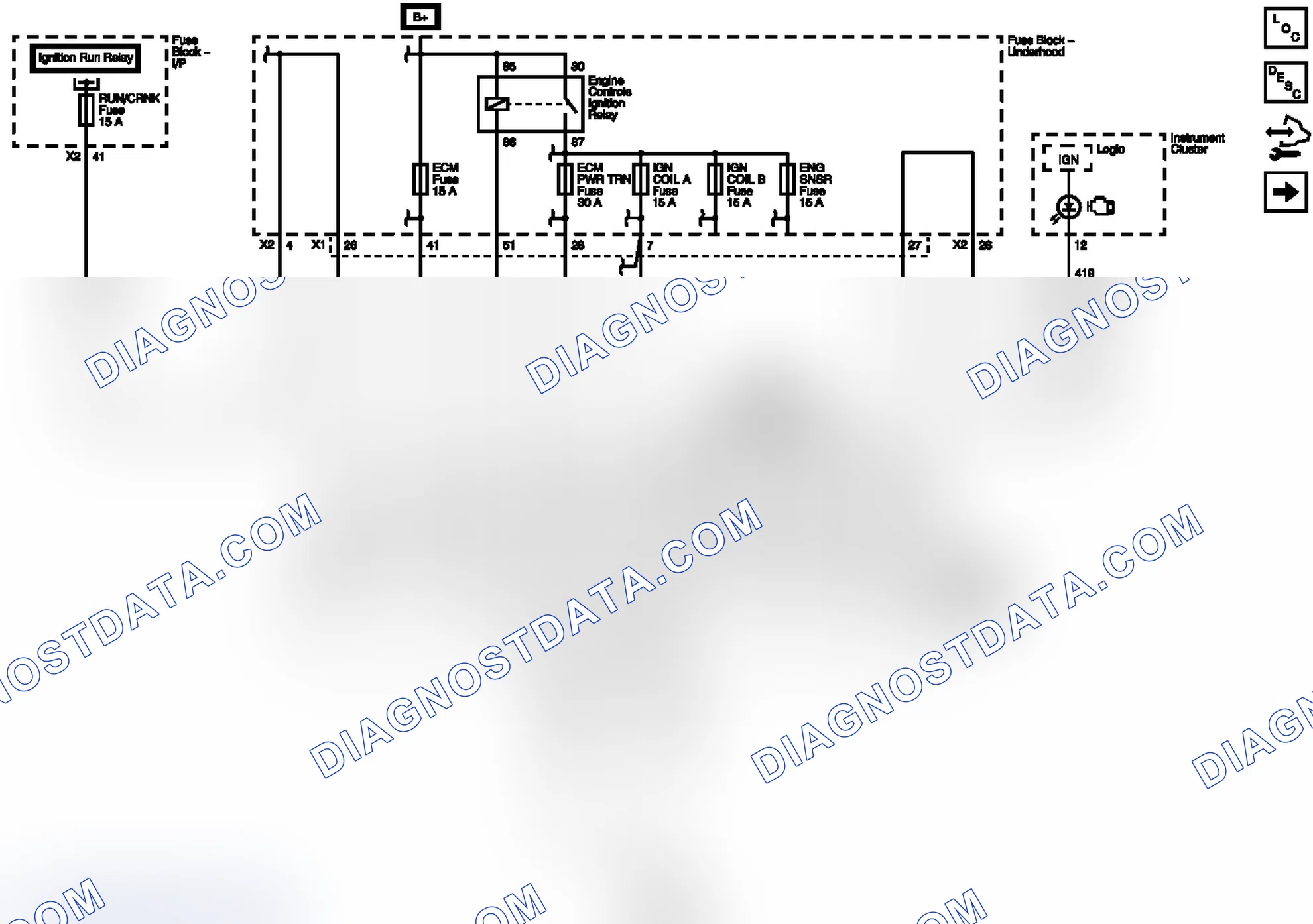 Scheme 65: Module Power, Ground, Serial Data, and MIL