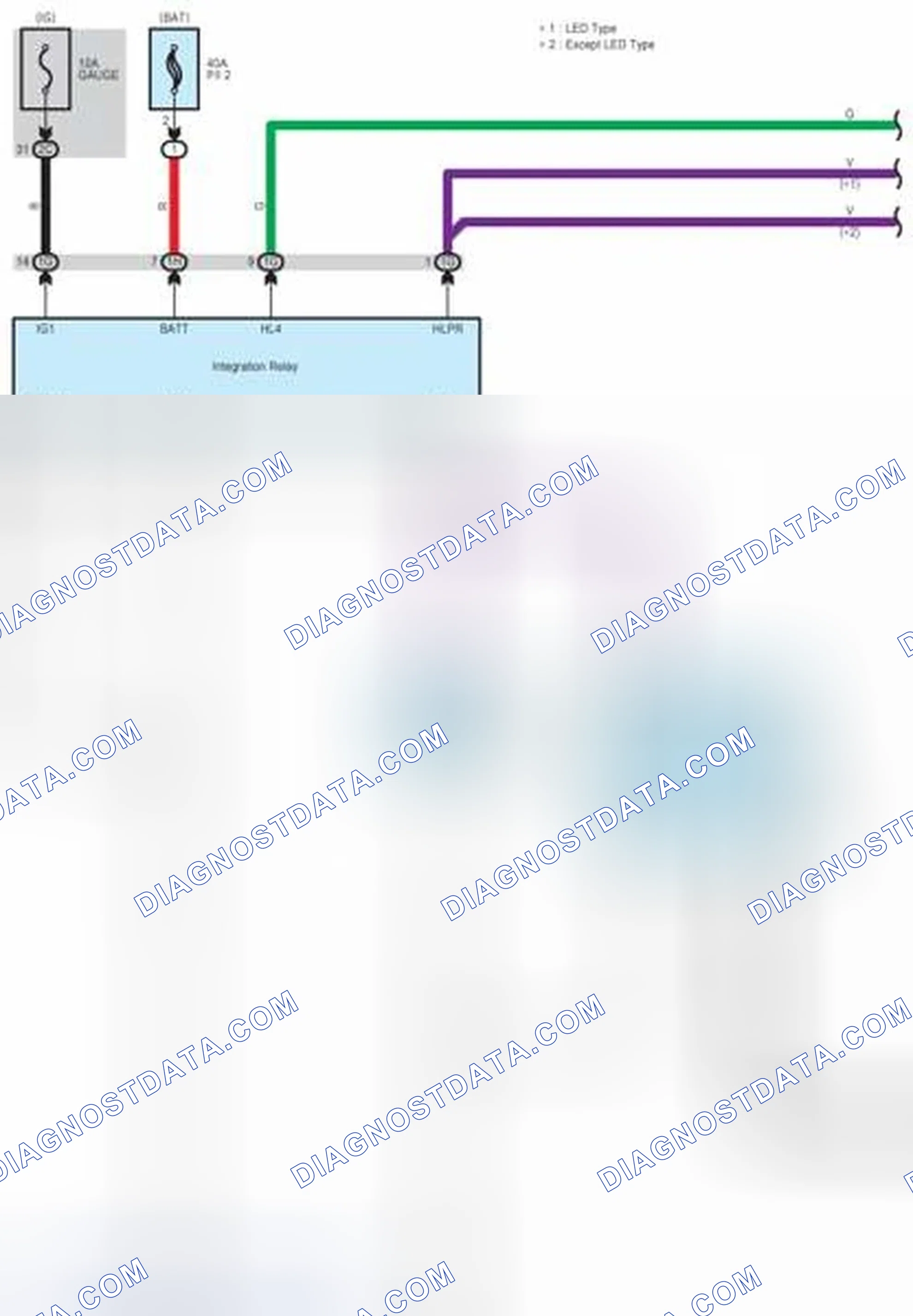 Scheme 325: Headlight System Wiring Diagram (1 Of 7)
