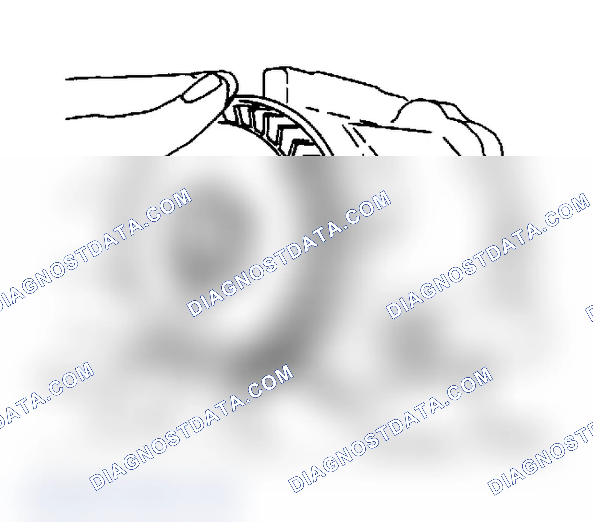 Scheme 74: Removing Centrifugal Fan Filter from Pump w/Pulley Removed Be careful that fragments do not enter air intake hole.