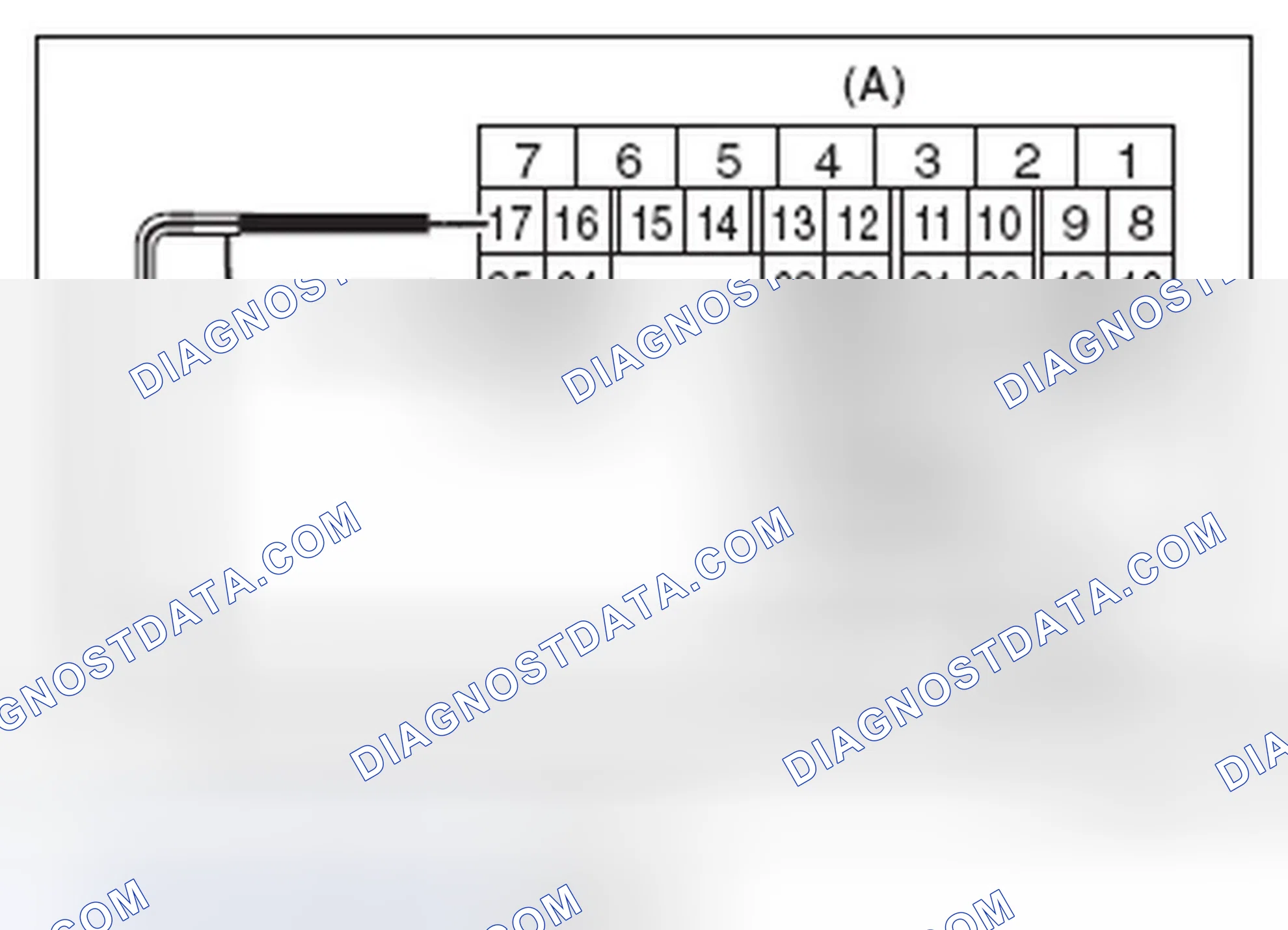 Scheme 424: CRANKSHAFT POSITION SENSOR (METHOD WITH OSCILLOSCOPE)