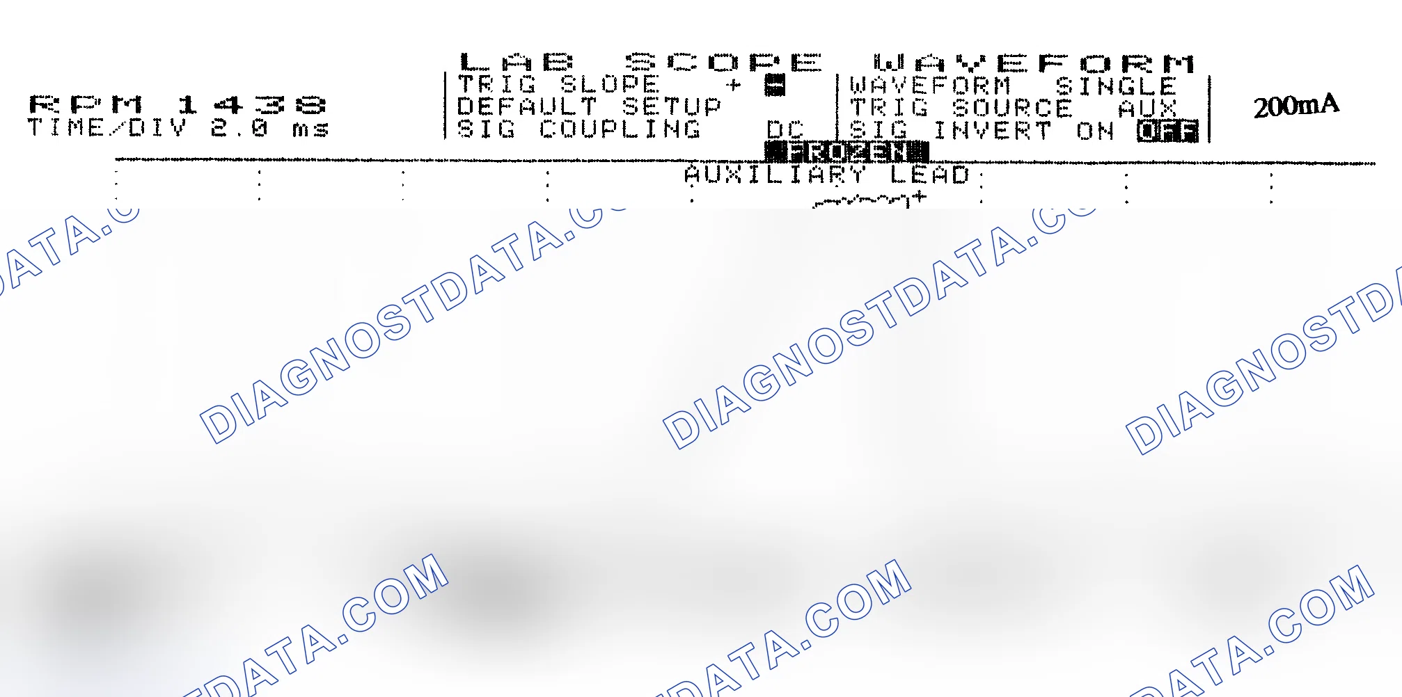Scheme 15: Single Injector w/Normal Current Flow - Current Pattern