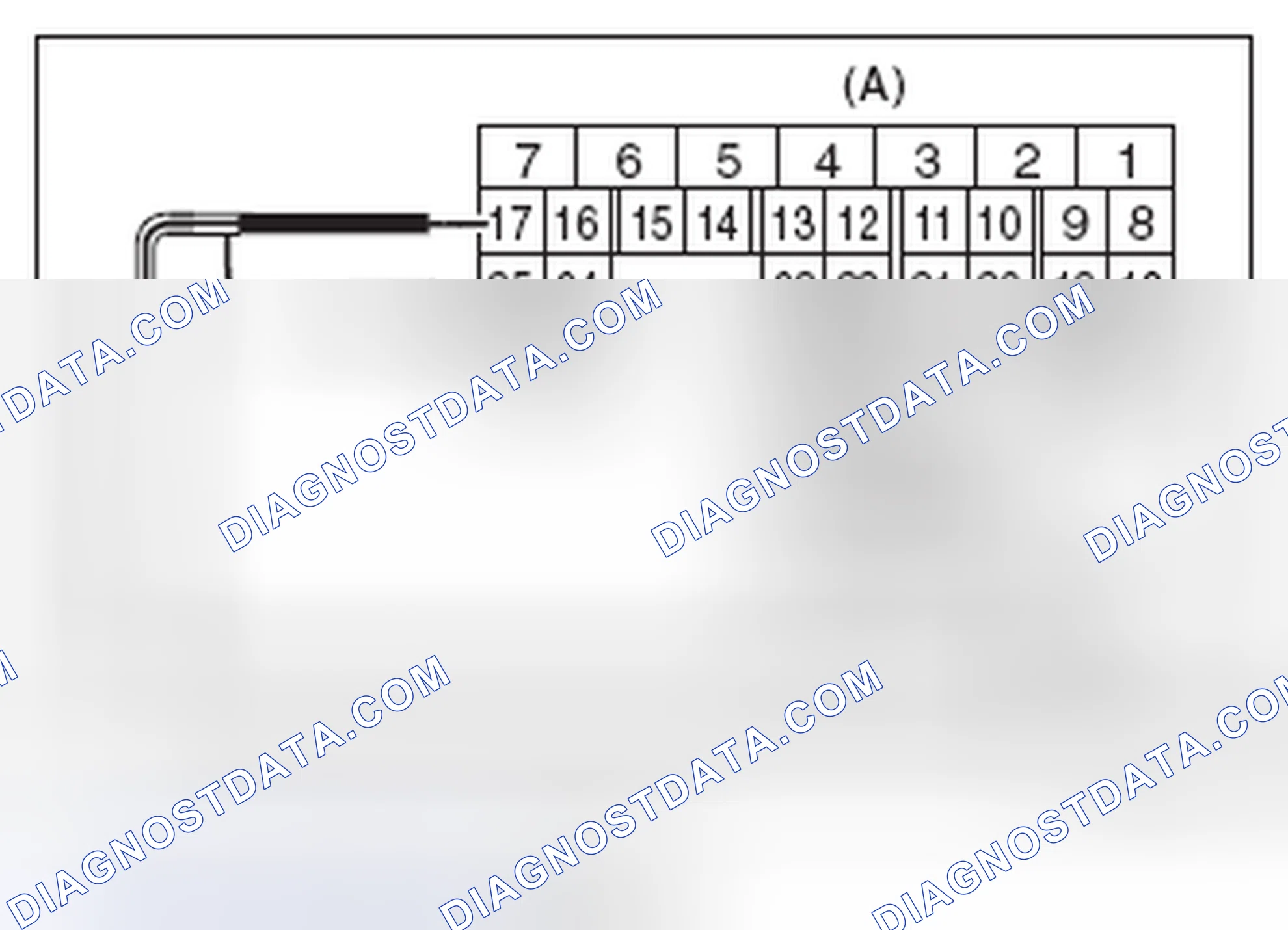 Scheme 424: CRANKSHAFT POSITION SENSOR (METHOD WITH OSCILLOSCOPE)