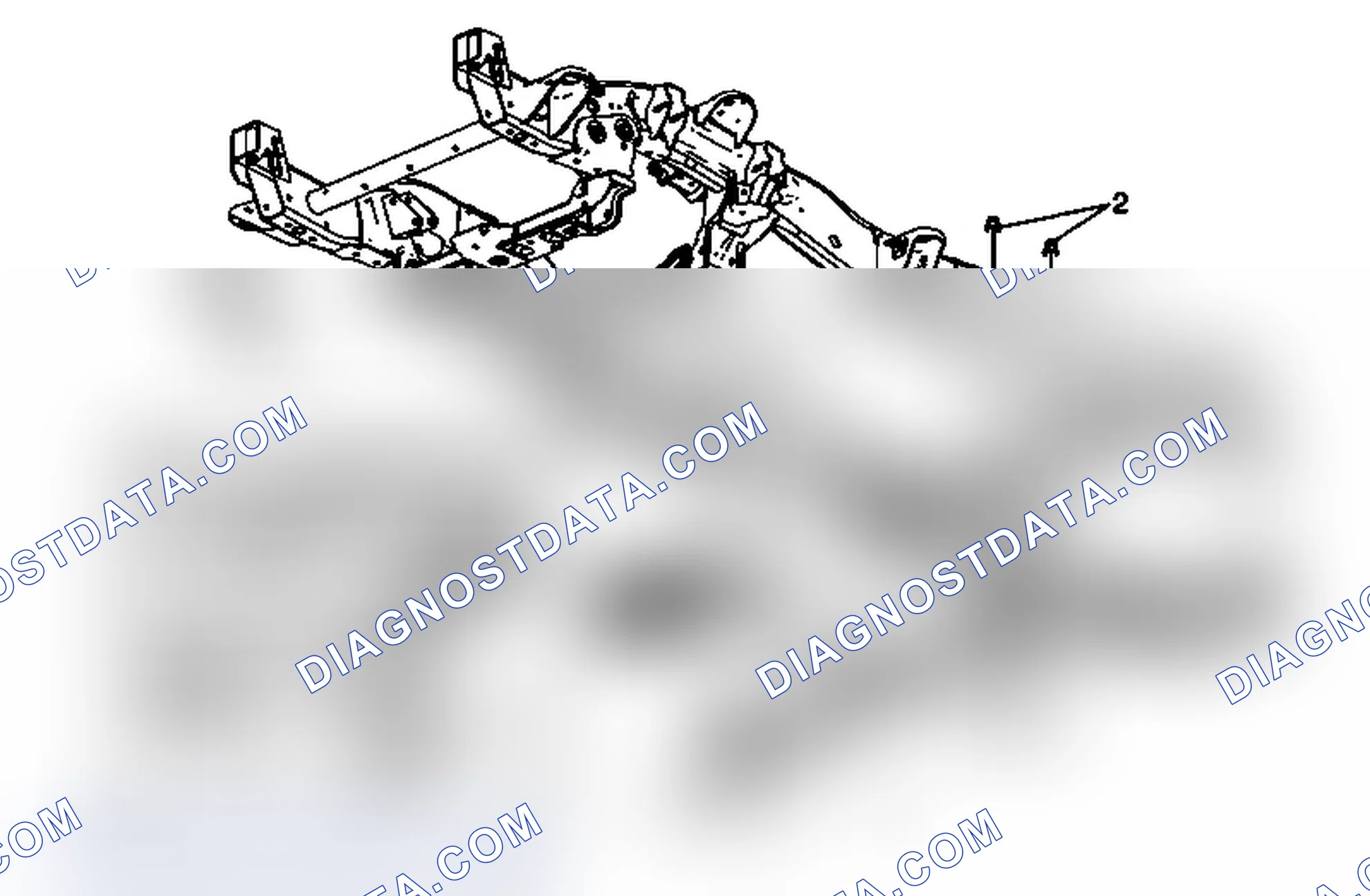 Scheme 9: Transmission Support Crossmember Replacement (2WD 2500 HD/3500)