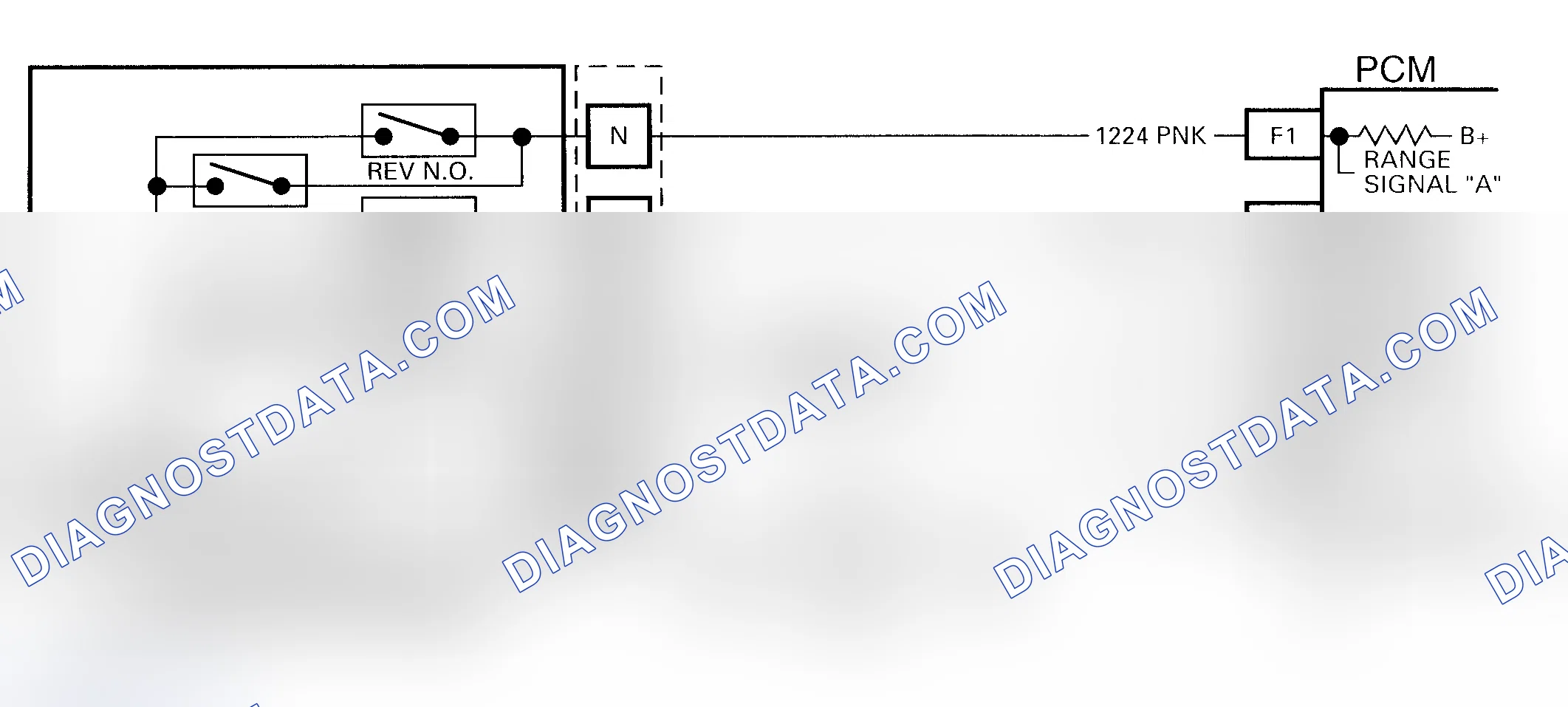 Scheme 65: Code 28 Schematic ("G", "L", "M", "S" & "T" Series) Transmission Range Pressure Switch
