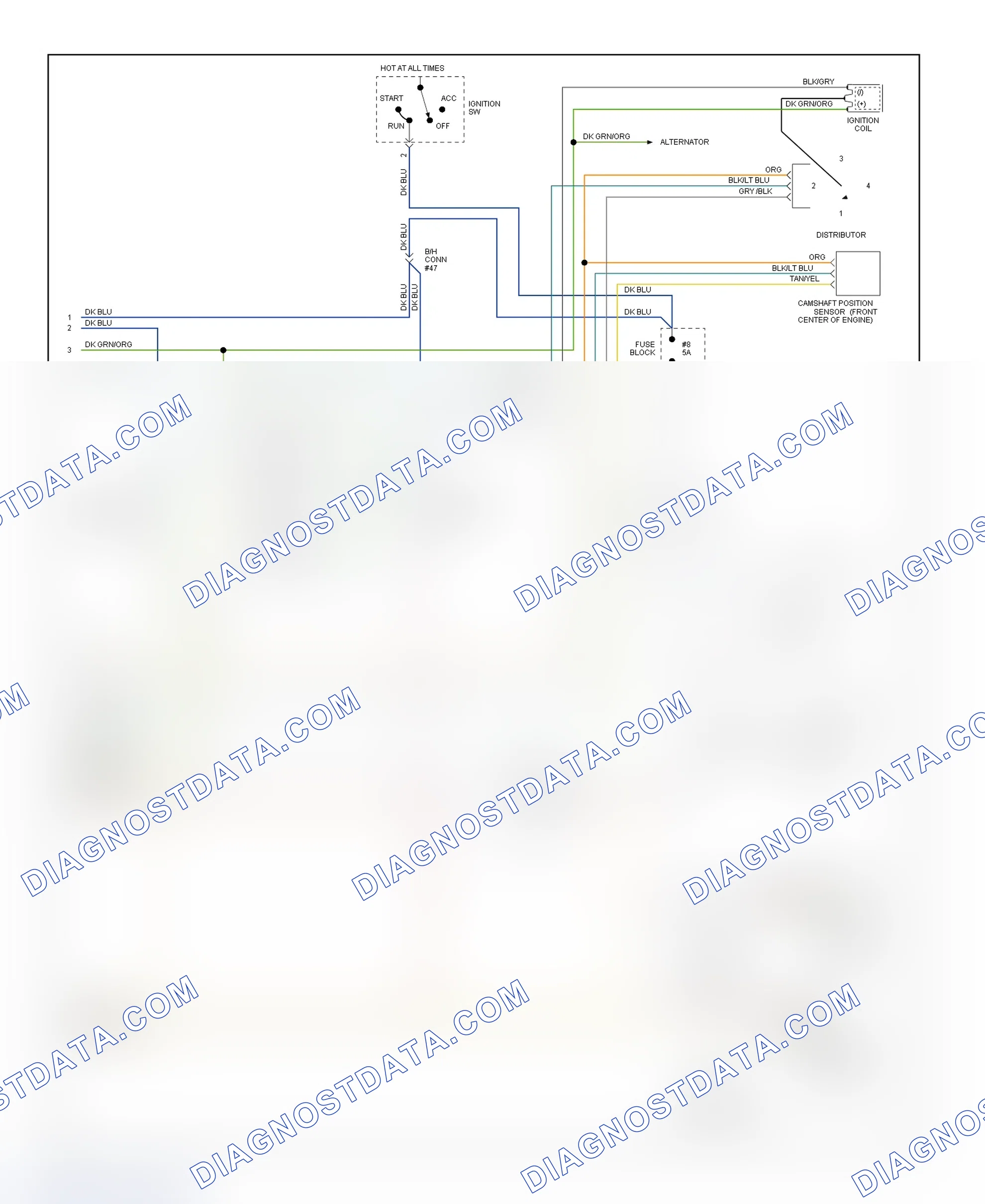 Scheme 9: PCM Wiring Diagram Acclaim & Spirit 2.5L Flexible Fuel - (2 Of 2)