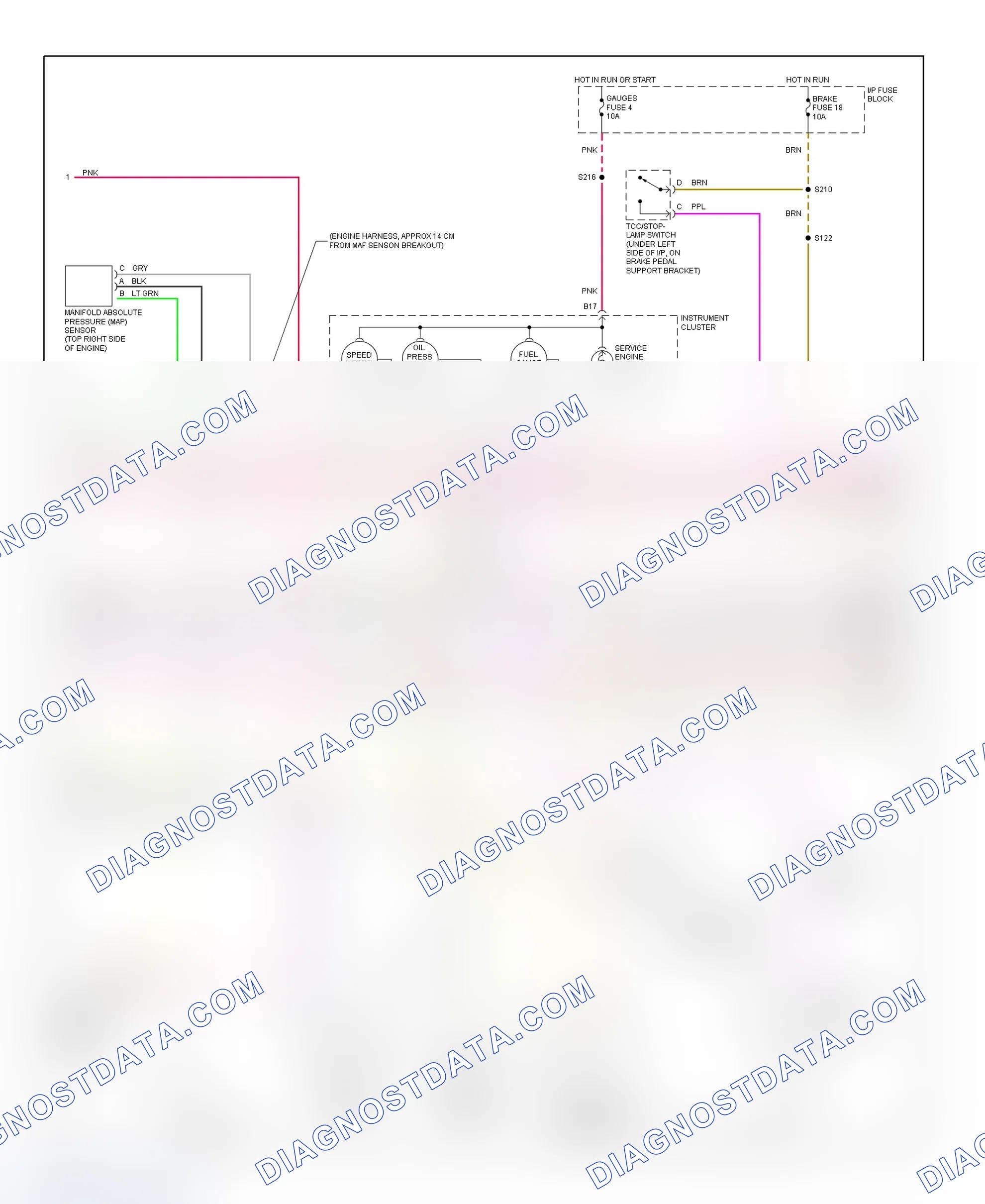 Scheme 15: VCM Wiring Diagram (7.4L - 3 Of 4)
