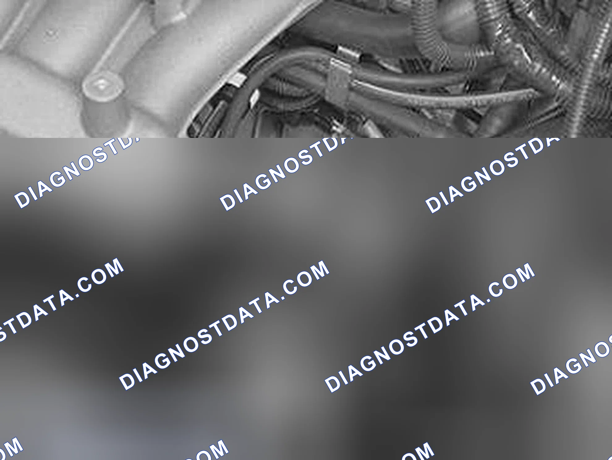 Scheme 505: Installing the crankshaft adjustment tool