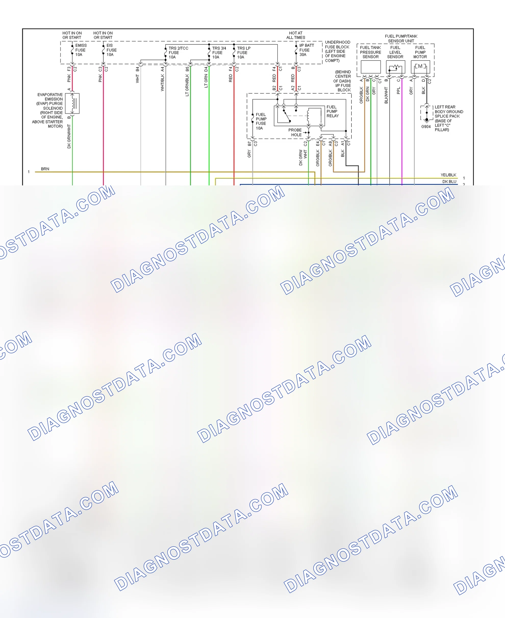 Scheme 167: PCM Wiring Diagram (Saturn SC1, SC2, SL, SL1, SL2 & SW2 - 1.9L - 2 Of 3)