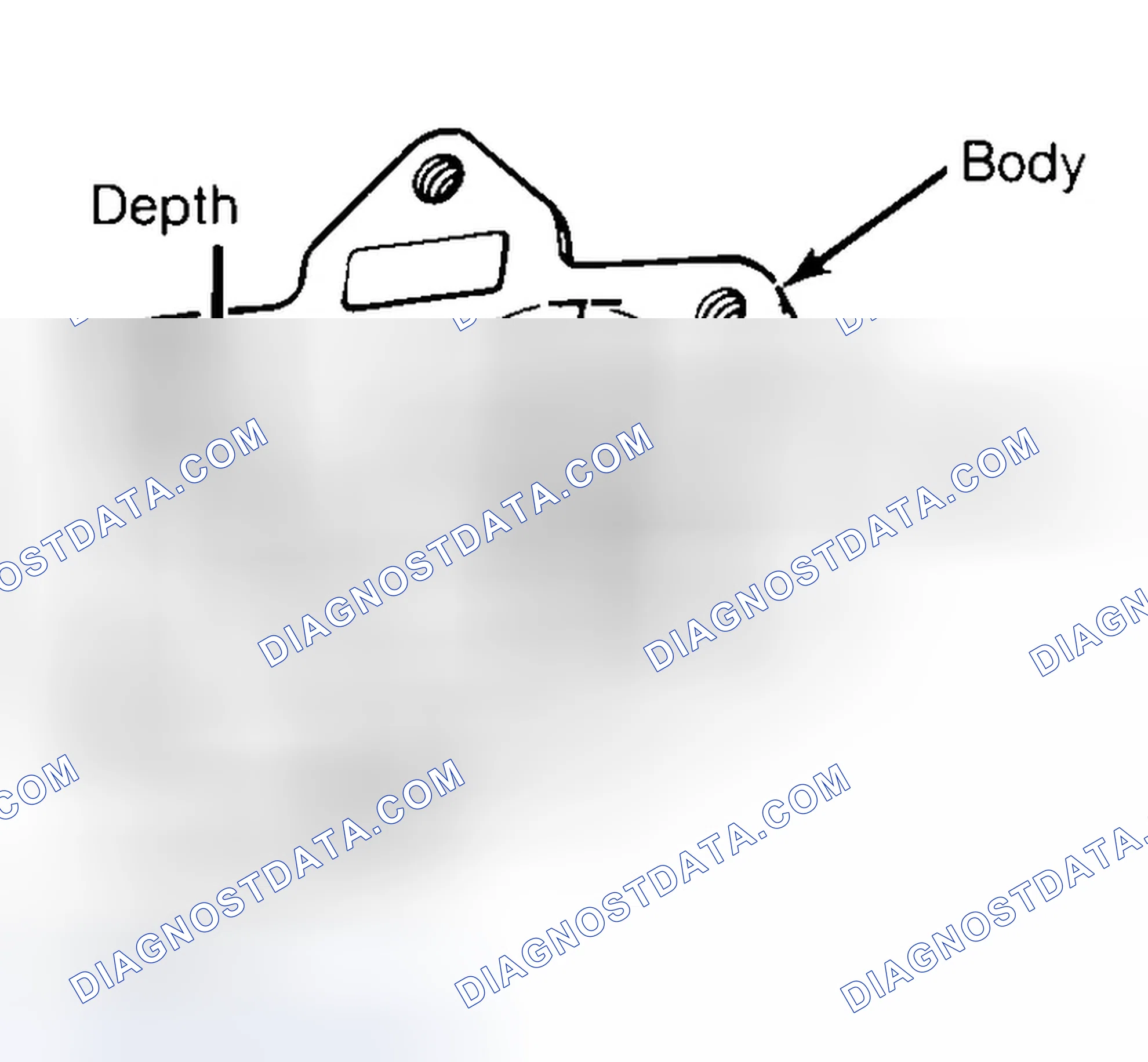 Scheme 35: Measuring Oil Pump Gear Cavity