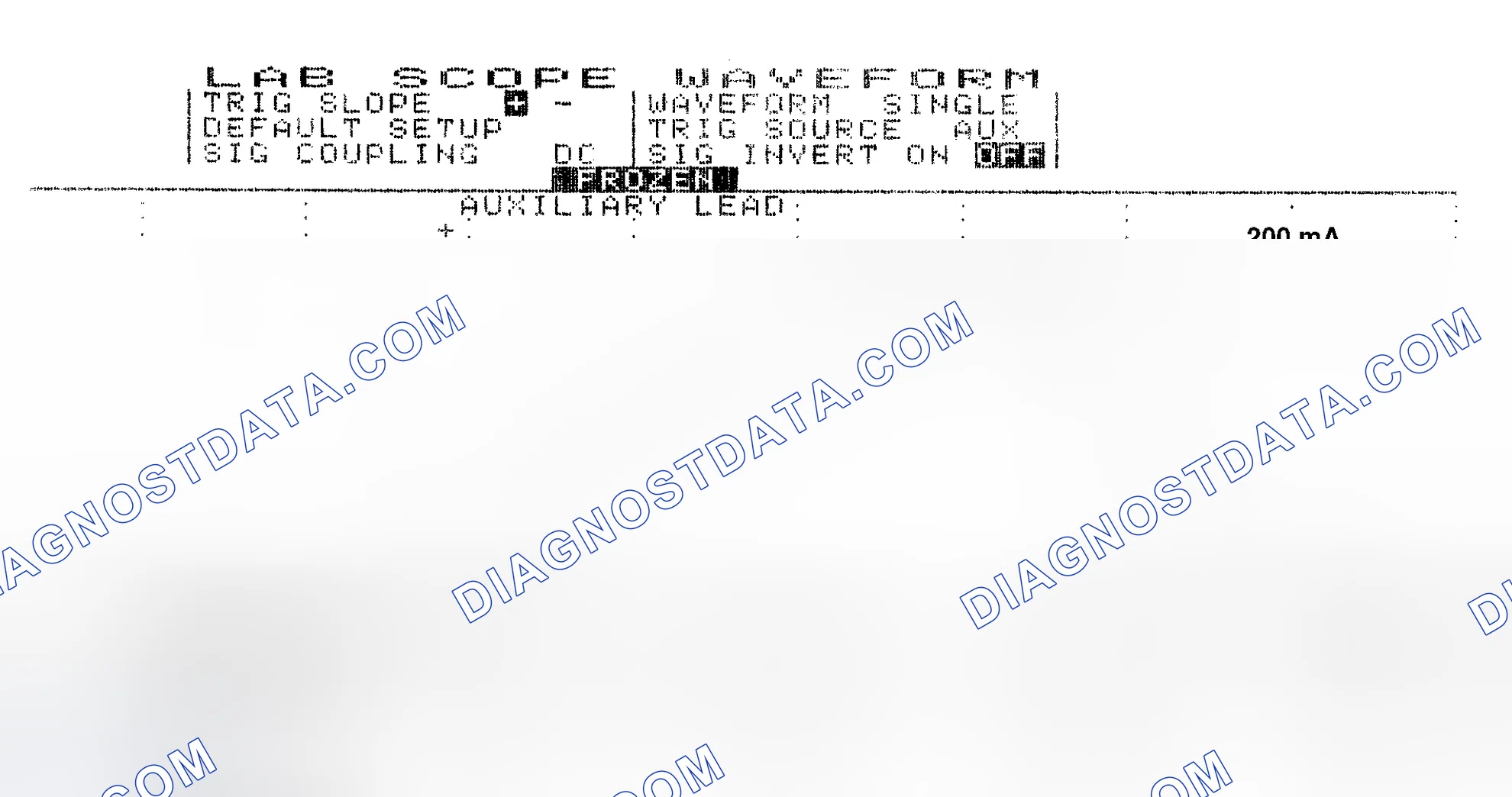 Scheme 13: Single Injector w/Normal Current Flow - Current Pattern
