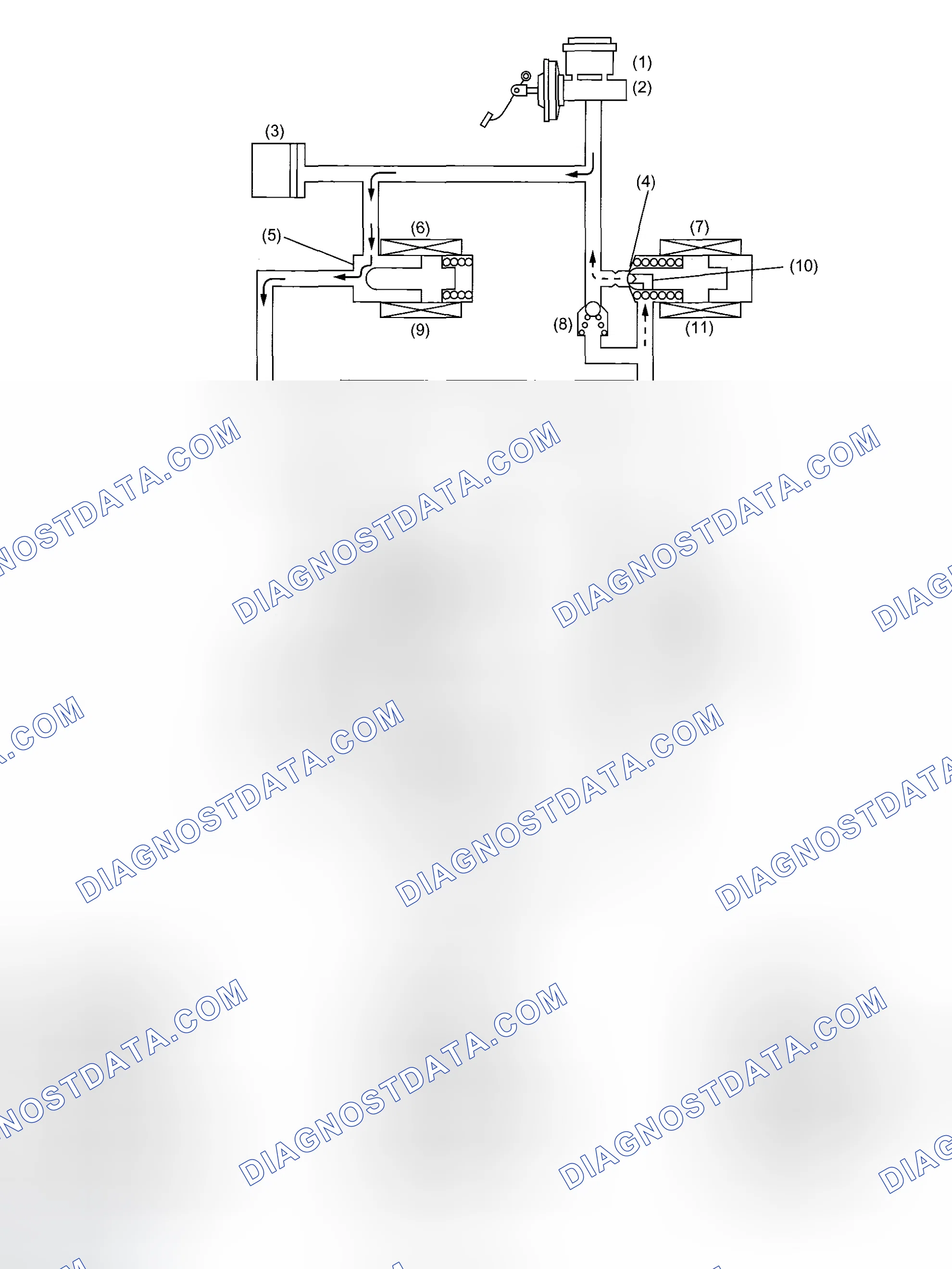 Scheme 12: PRESSURE "HOLD" CONTROL WITH BRAKE PEDAL NOT DEPRESSED