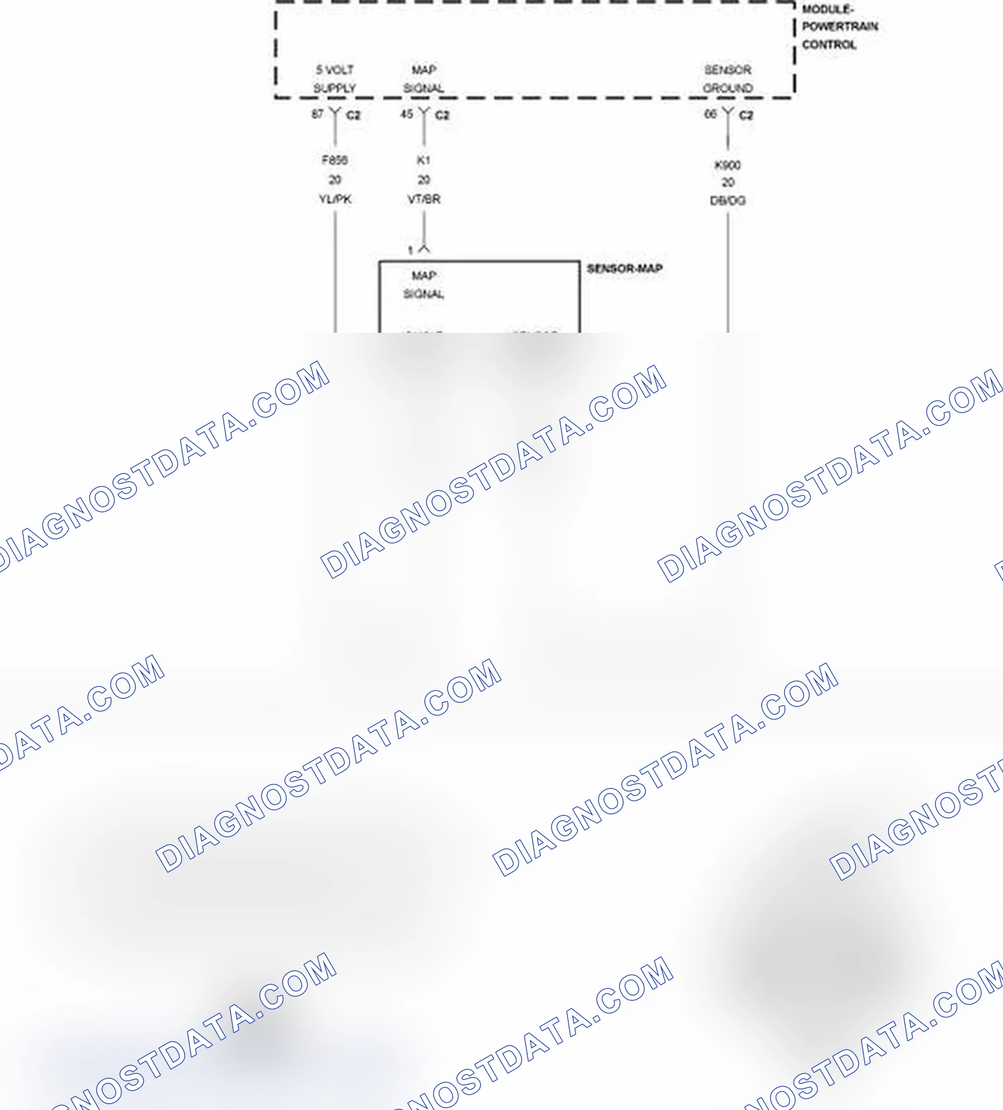 Scheme 37: CHECKING THE MAP SENSOR OPERATION