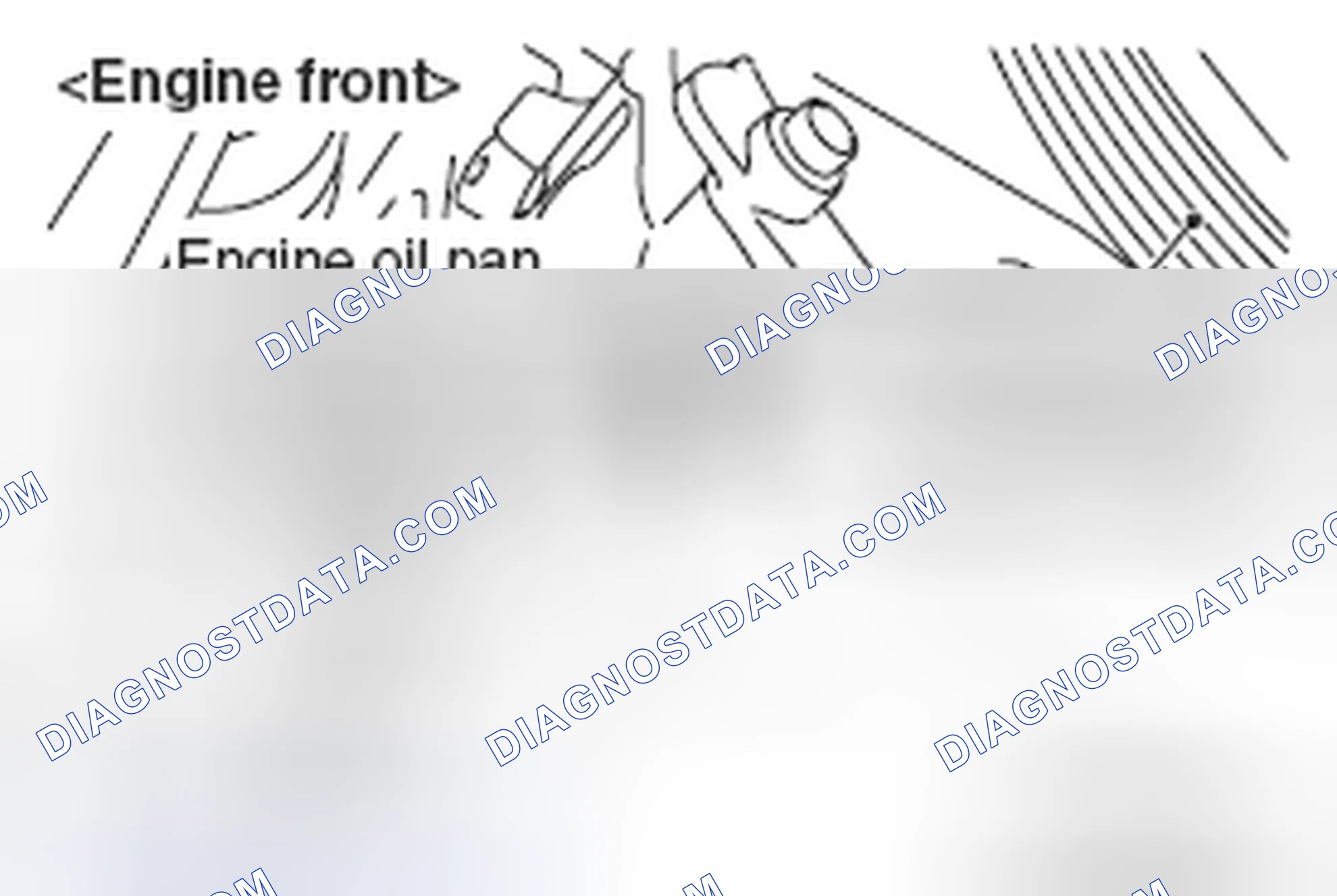 Scheme 28: B: ENGINE OIL PAN REMOVAL
