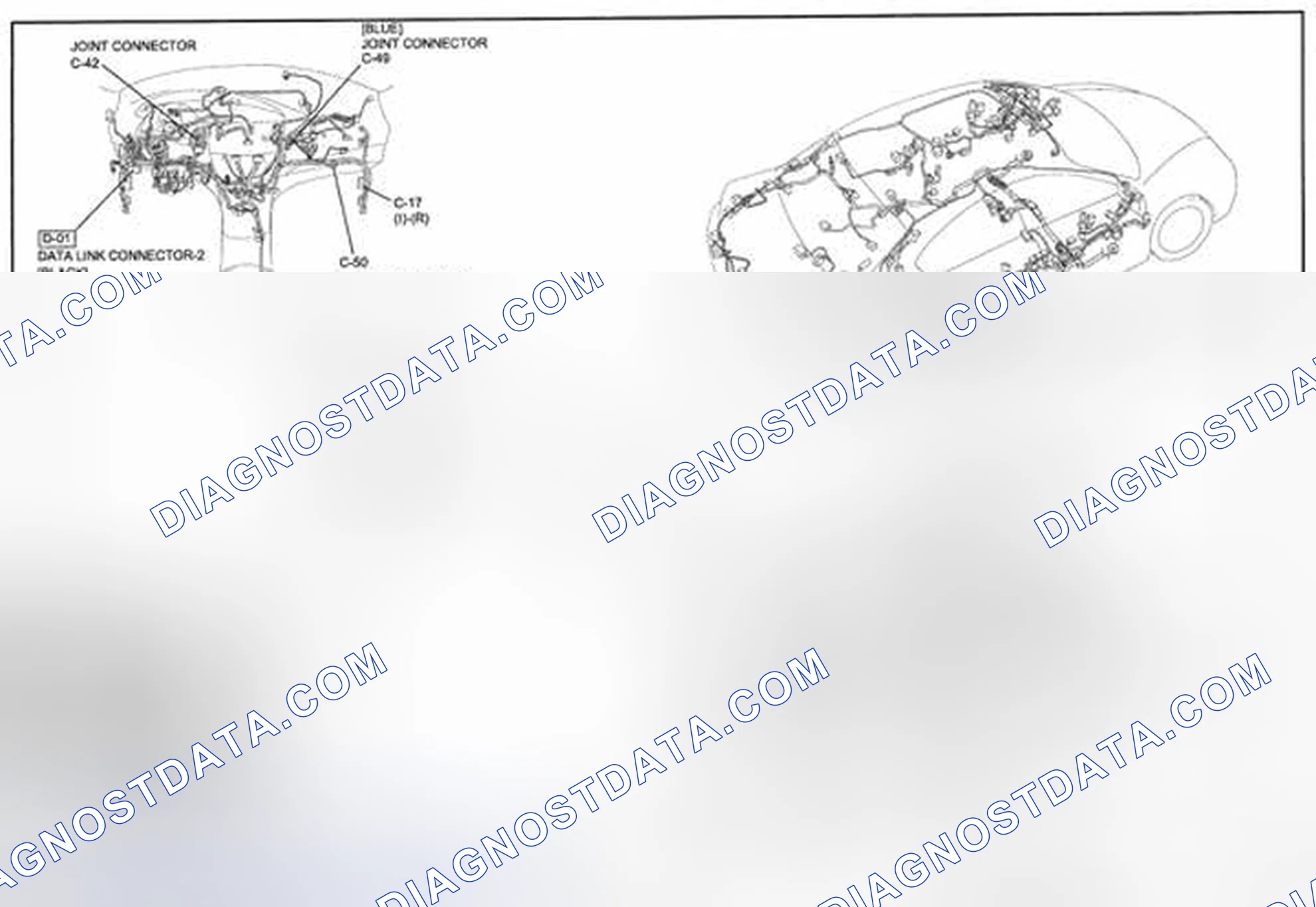 Scheme 93: Data Link Connector Wiring Diagram - 00D-B (2 Of 2)