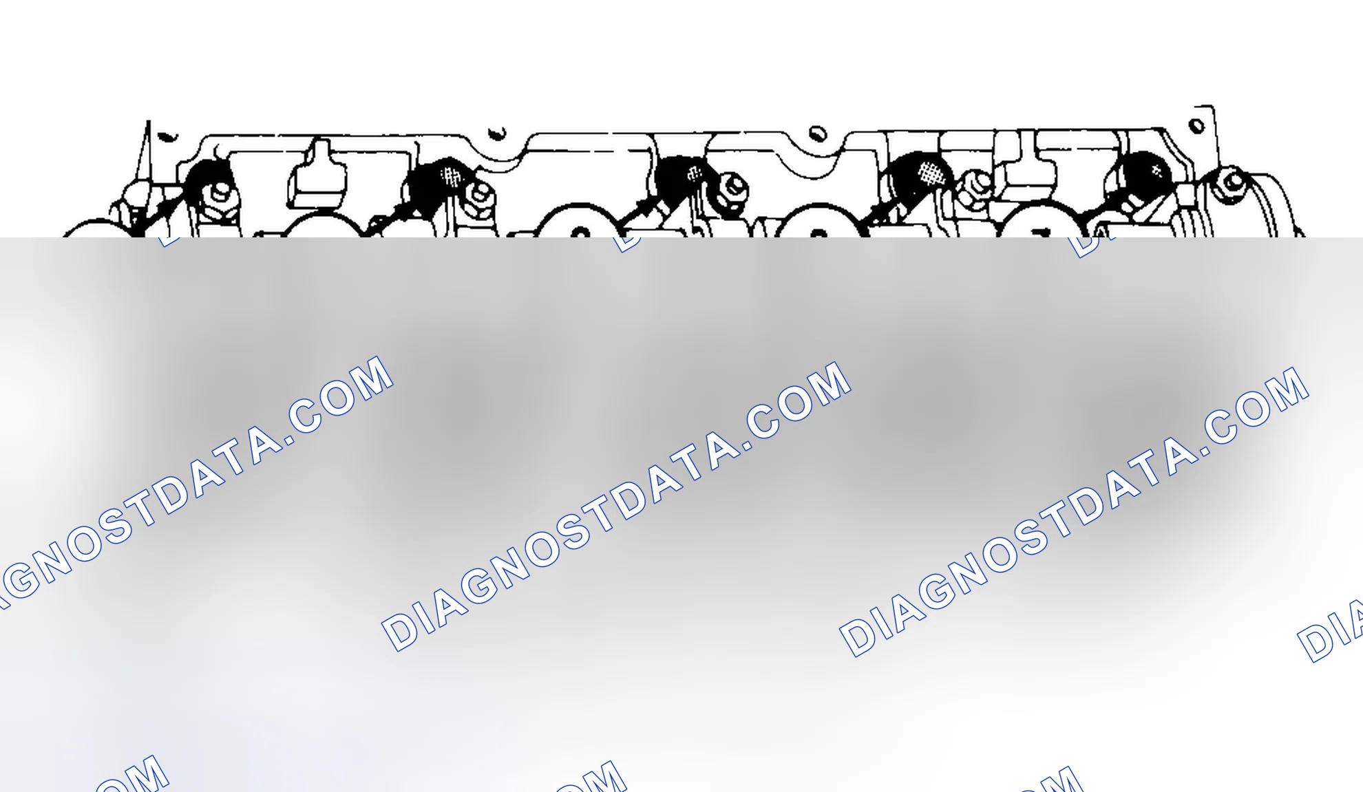 Scheme 7: Typical Cylinder Head Tightening or Loosening Sequence